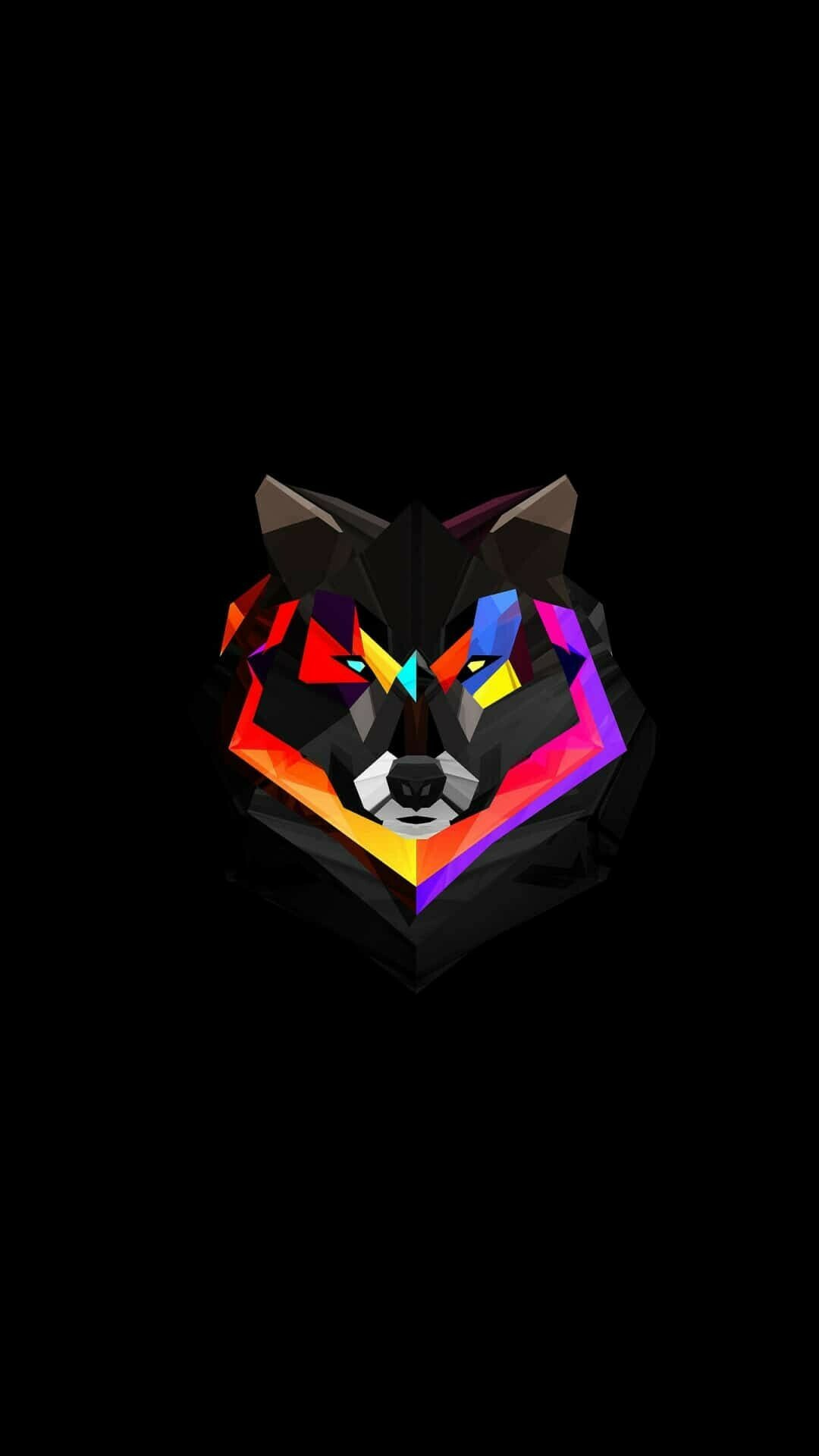 Wolf: Graphics, Illustration, Abstract, Mammal. 1080x1920 Full HD Background.