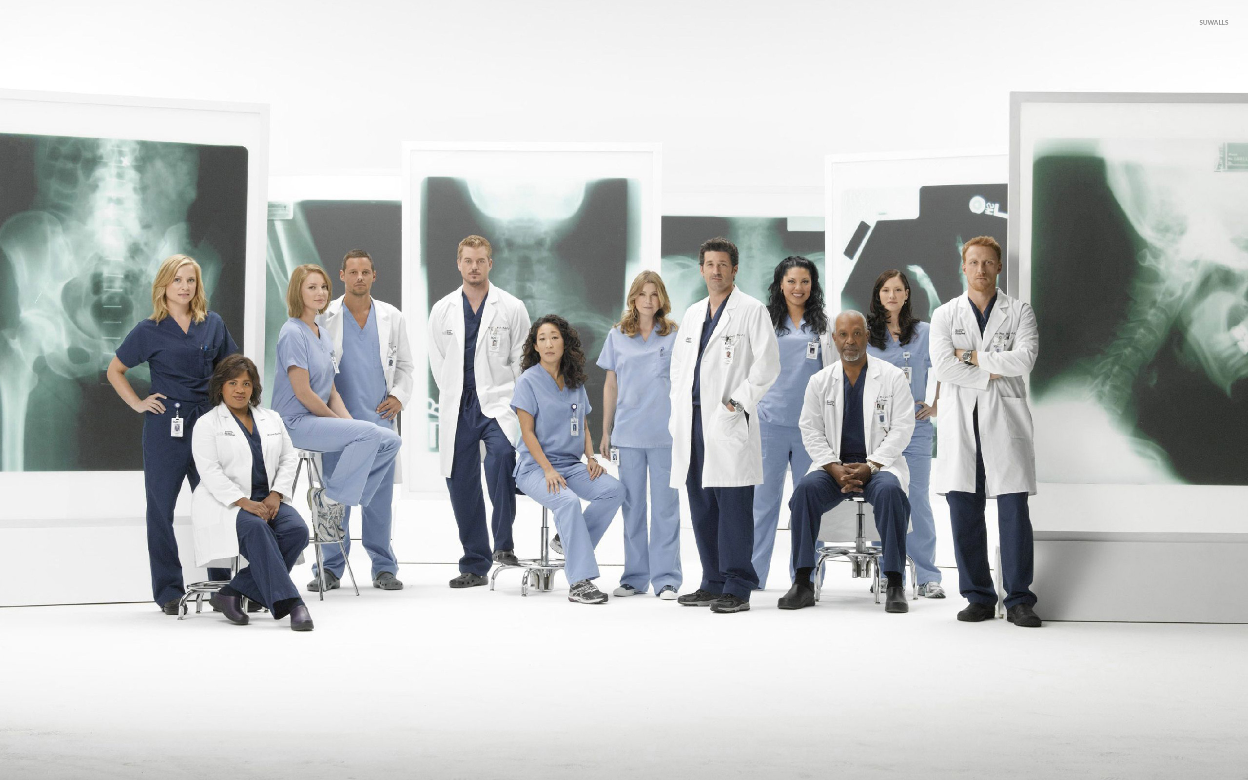 Grey's Anatomy, Iconic characters, Intense drama, Medical setting, 2560x1600 HD Desktop