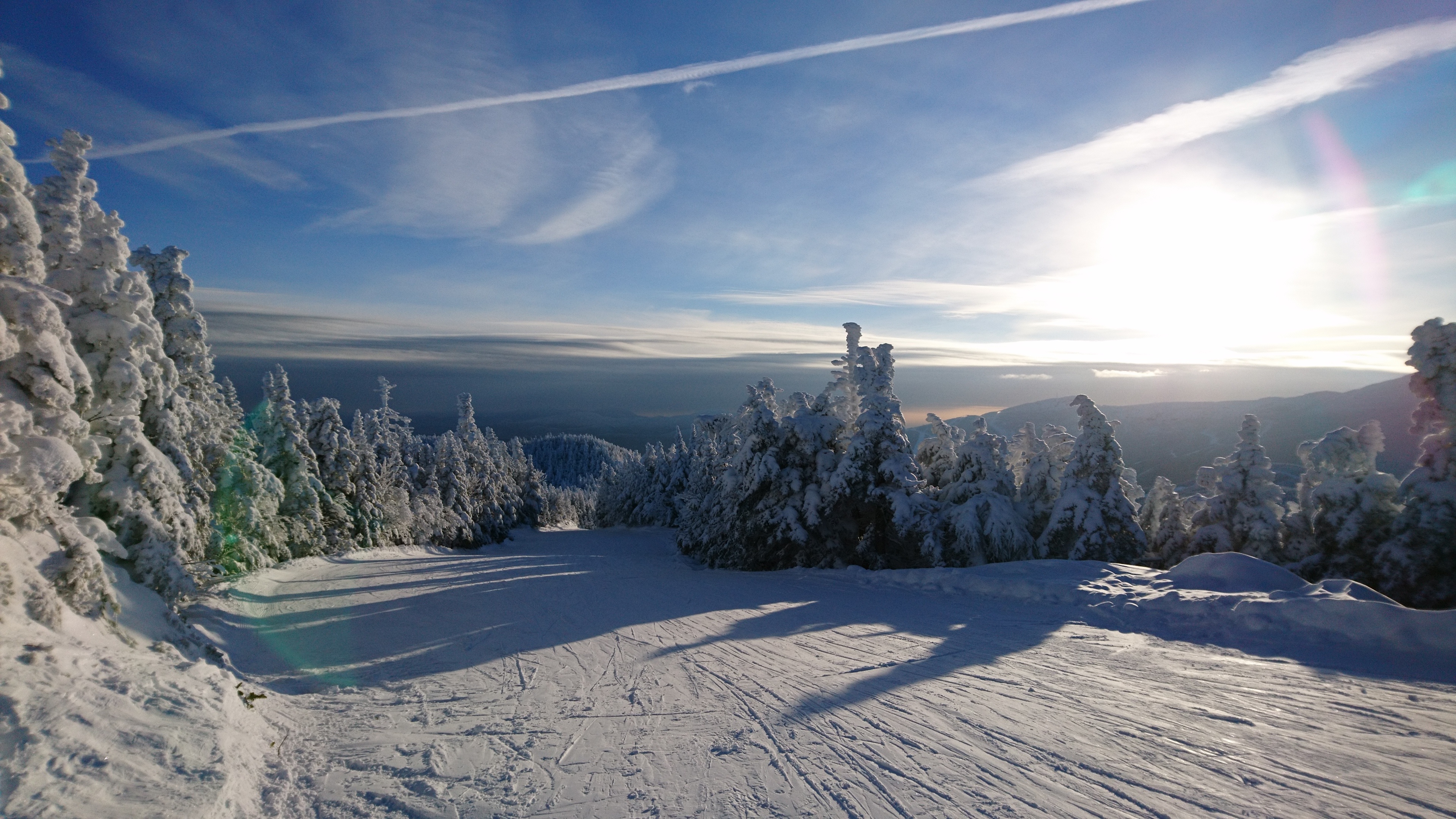 Smugglers' Notch, Snowy paradise, Skiing destination, Winter wonderland, 3840x2160 4K Desktop