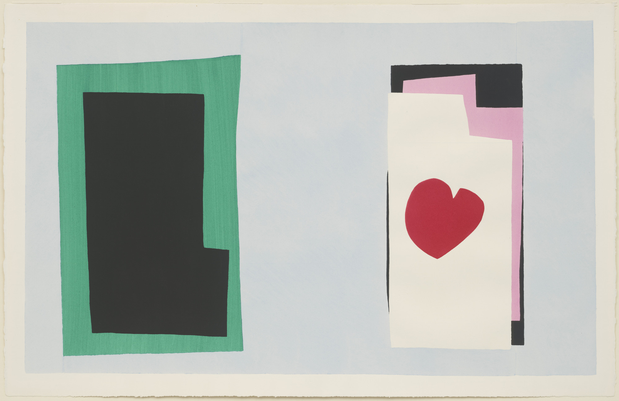 Henri Matisse, Jazz collection, Heart artwork, Modern art, 2000x1300 HD Desktop