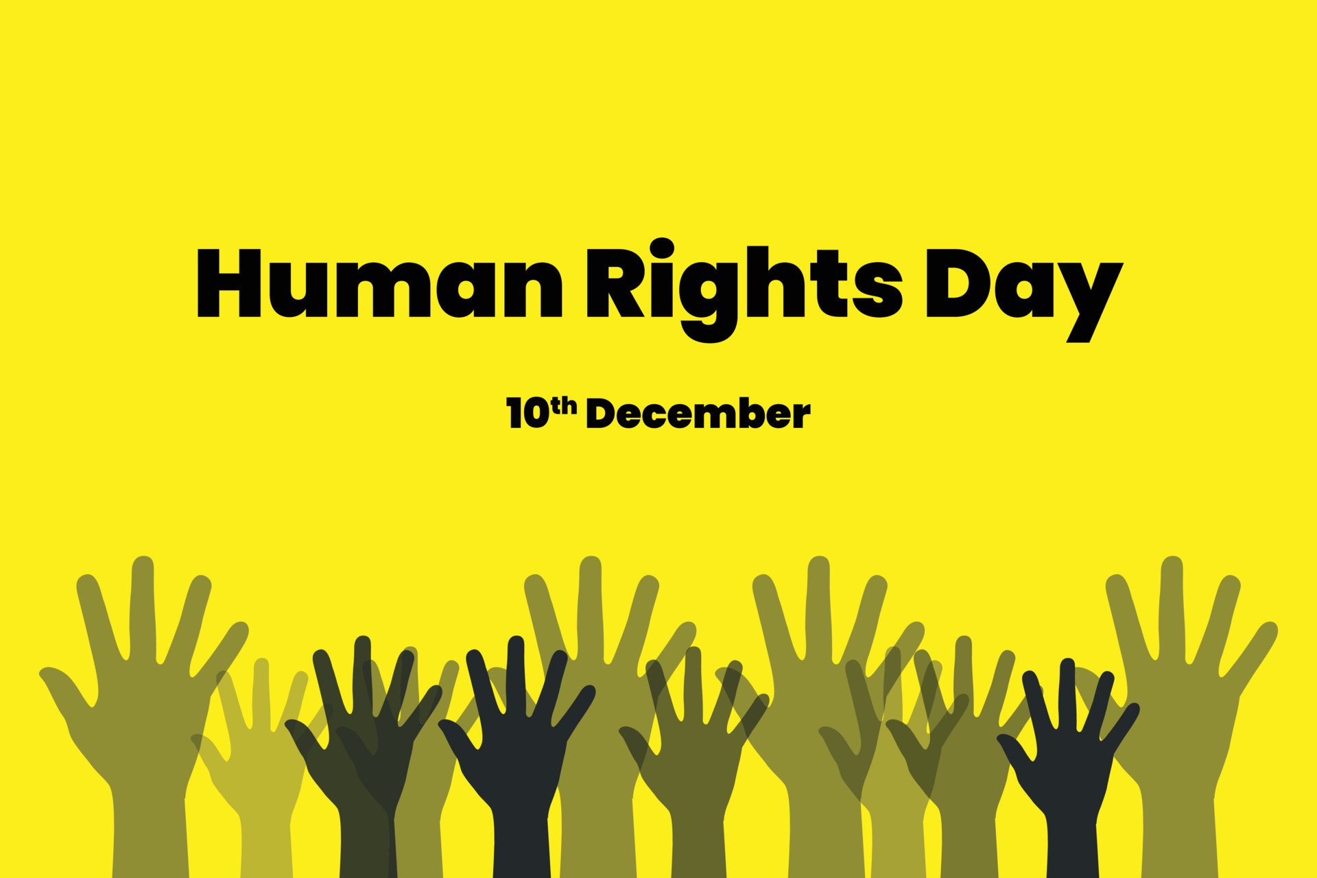 Human Rights Day, Awareness concept, 1920x1280 HD Desktop