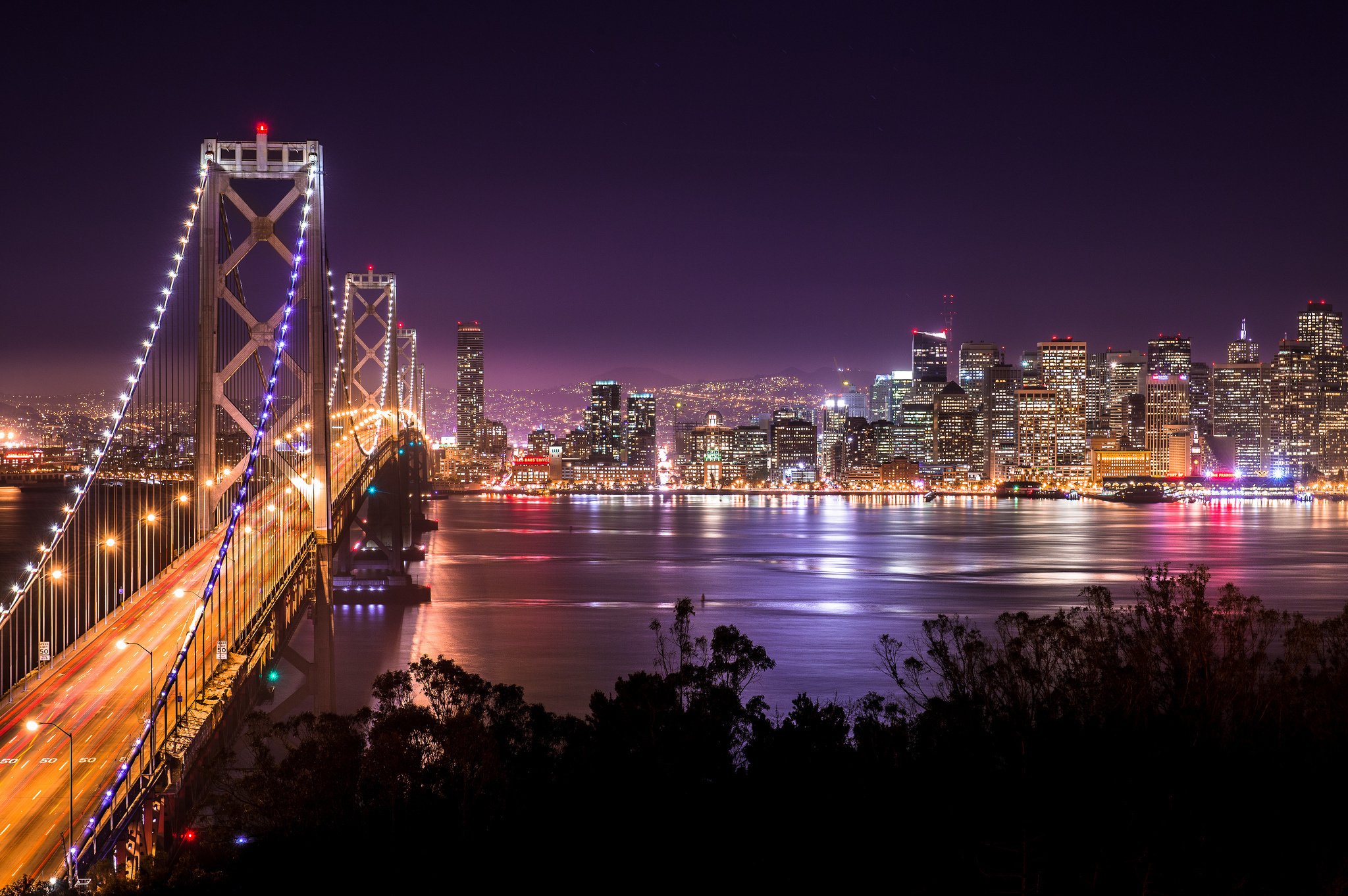 Oakland travels, Bay Bridge beauty, High-definition wallpapers, San Francisco skyline, 2050x1370 HD Desktop