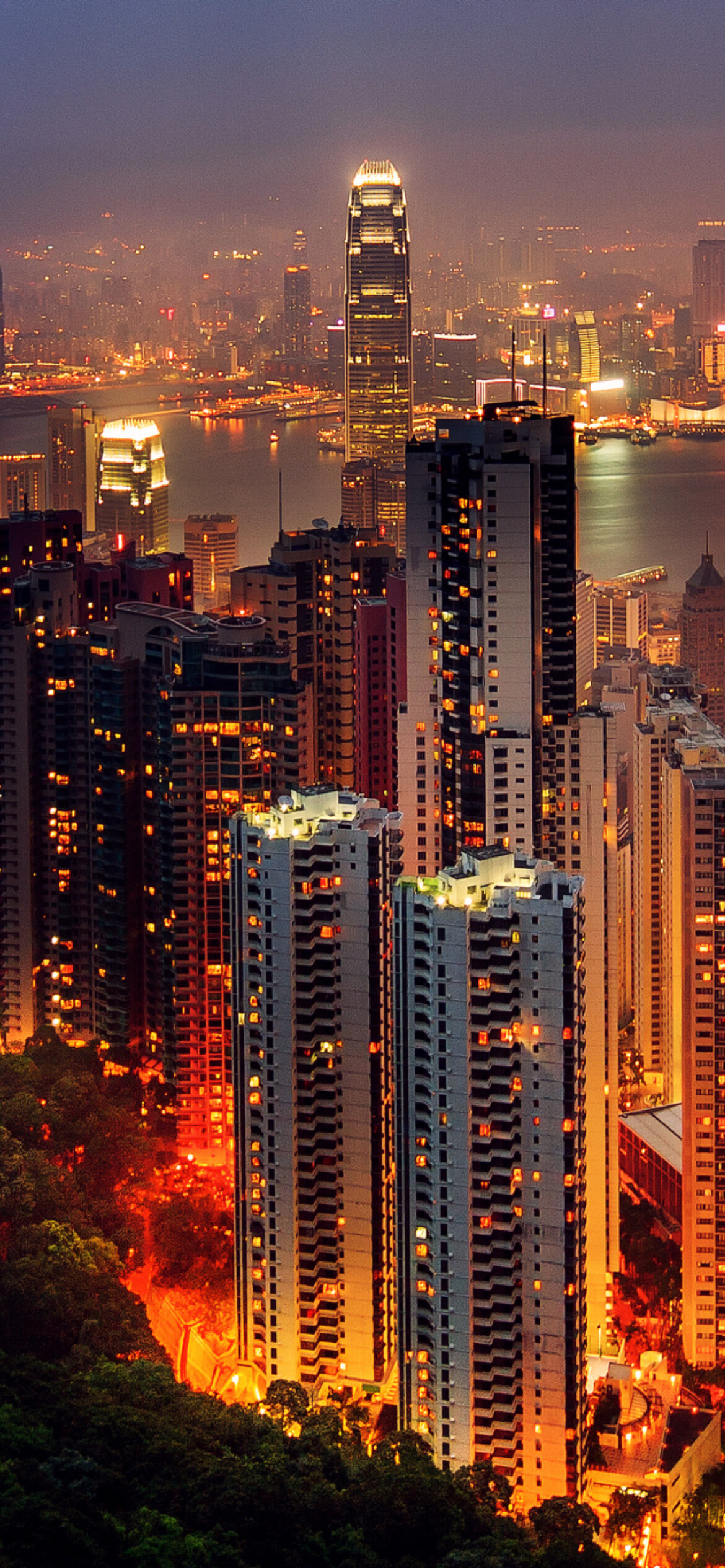 Hong Kong: A special administrative region of China, with executive, legislative, and judicial powers devolved from the national government. 1170x2540 HD Wallpaper.