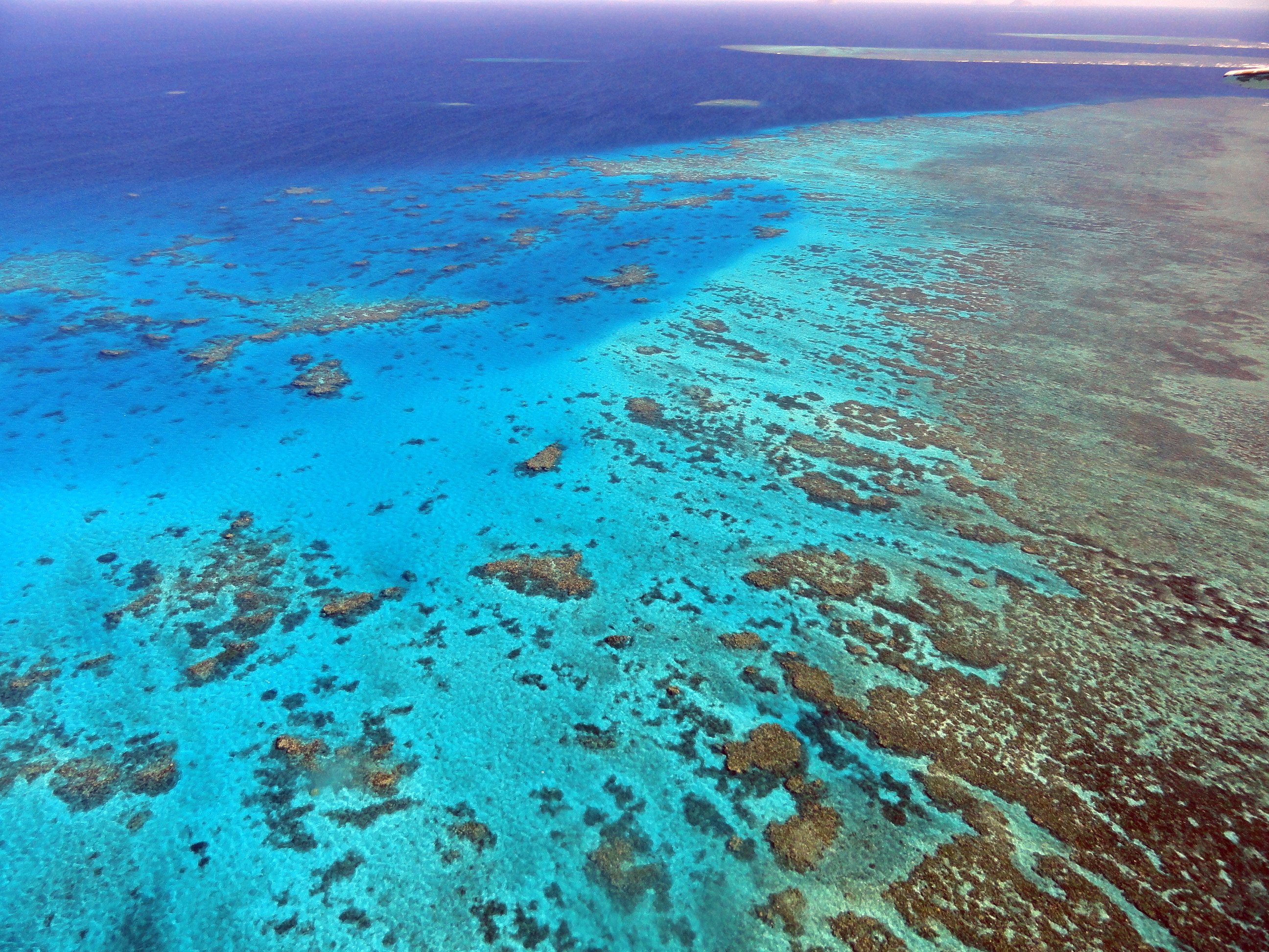 Coral Sea, Aerial View, Ocean Beauty, Travel, 2600x1950 HD Desktop