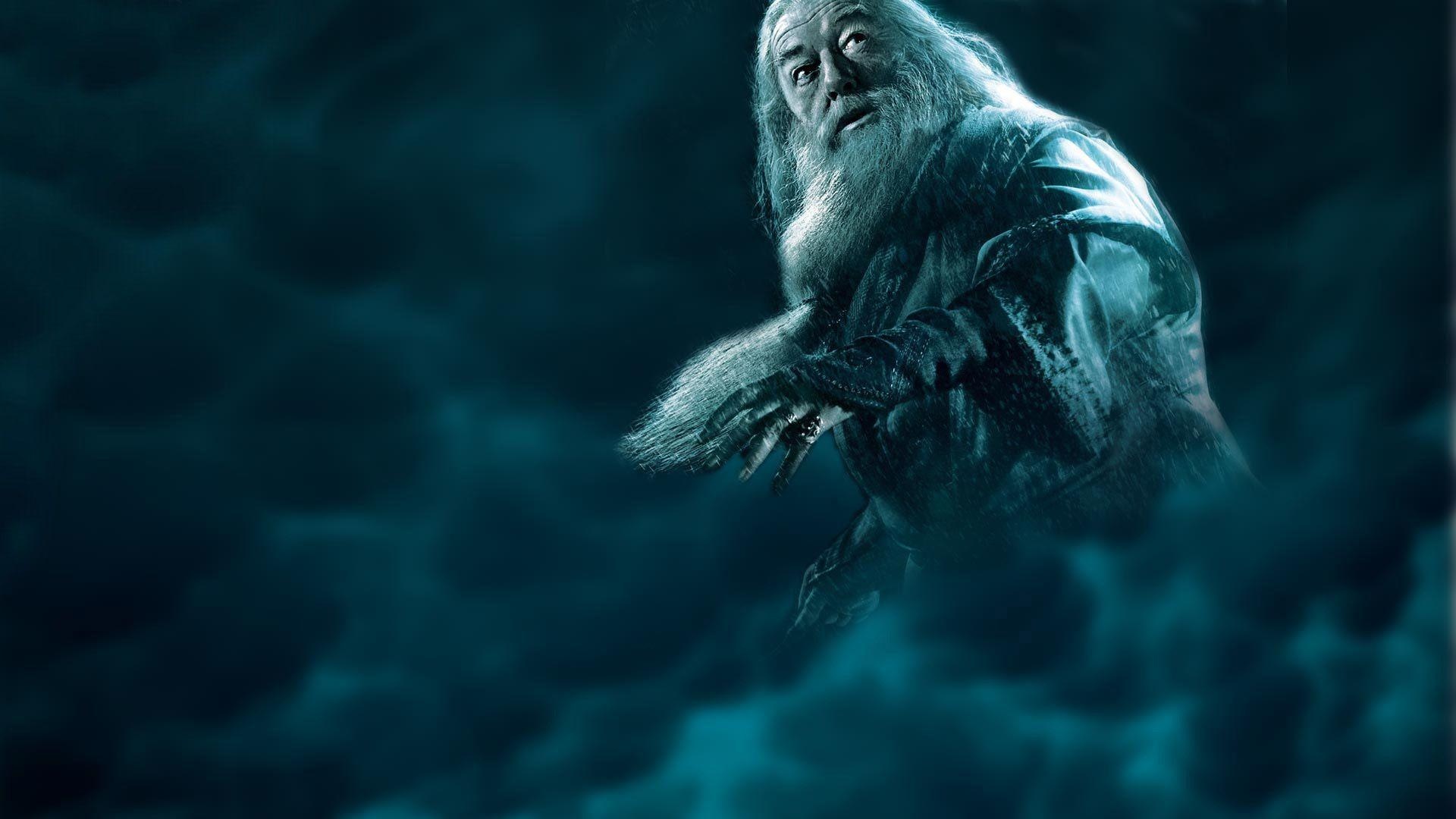 Dumbledore: A half-blood, Muggle-supporting wizard, the son of Percival and Kendra Dumbledore. 1920x1080 Full HD Wallpaper.
