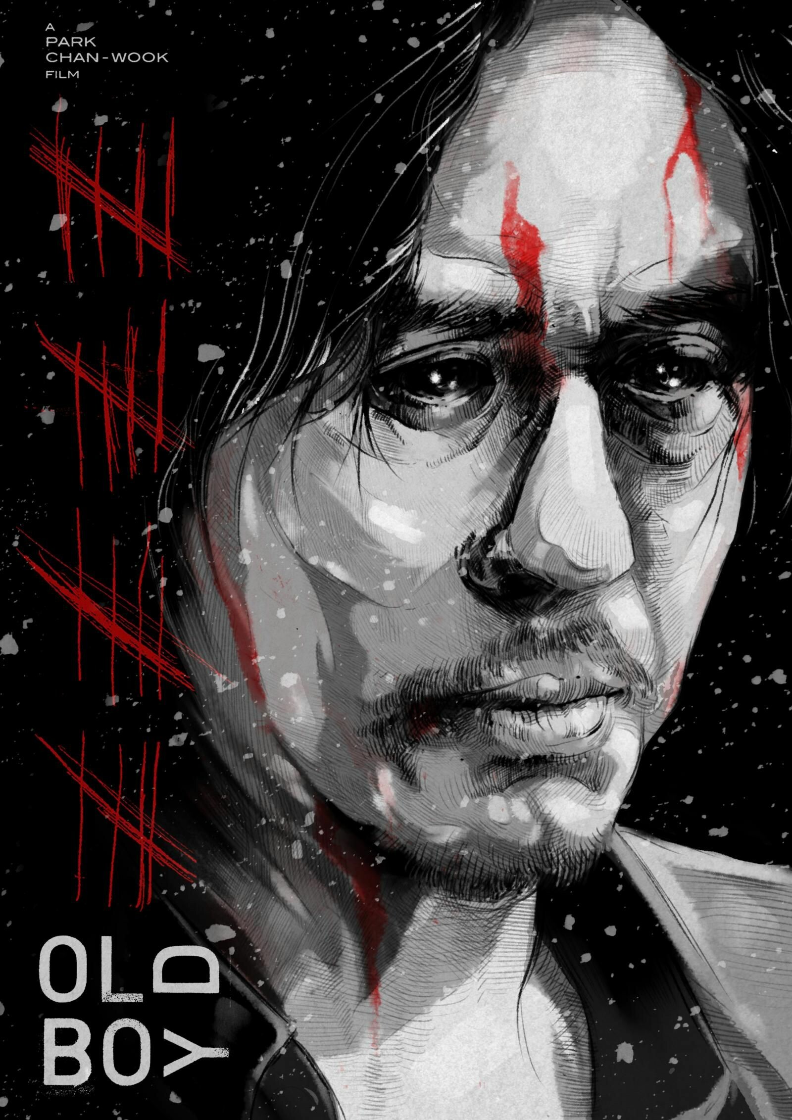Oldboy: A 2003 film, directed and co-written by Park Chan-wook. 1600x2270 HD Wallpaper.