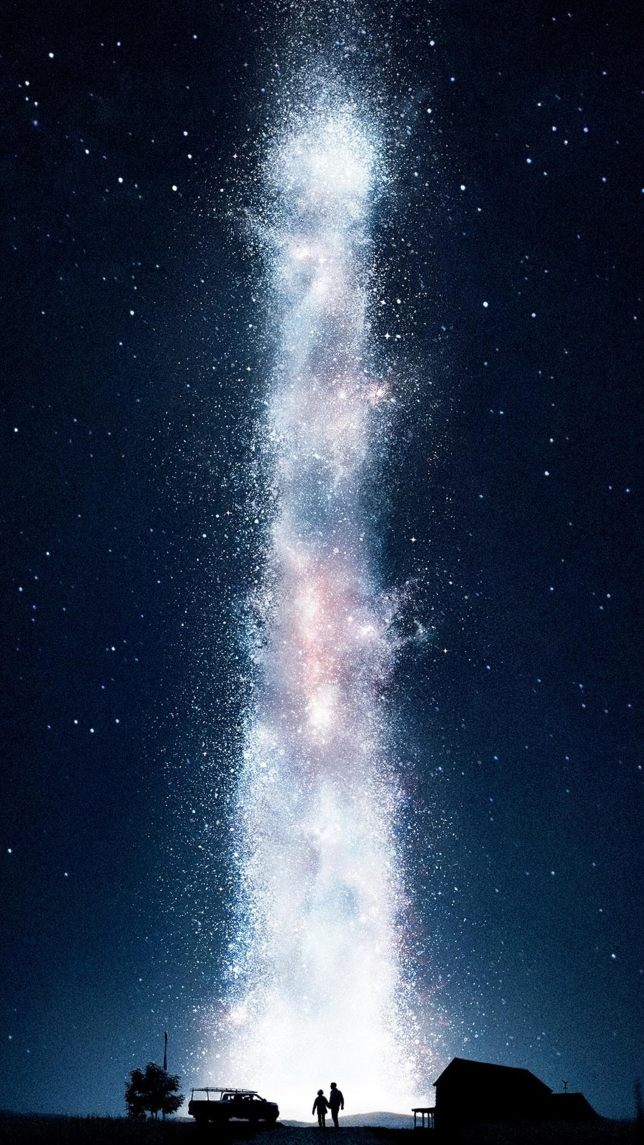 Interstellar: Sci-fi movie, starring Matthew McConaughey, Anne Hathaway, Jessica Chastain. 2160x3840 4K Background.