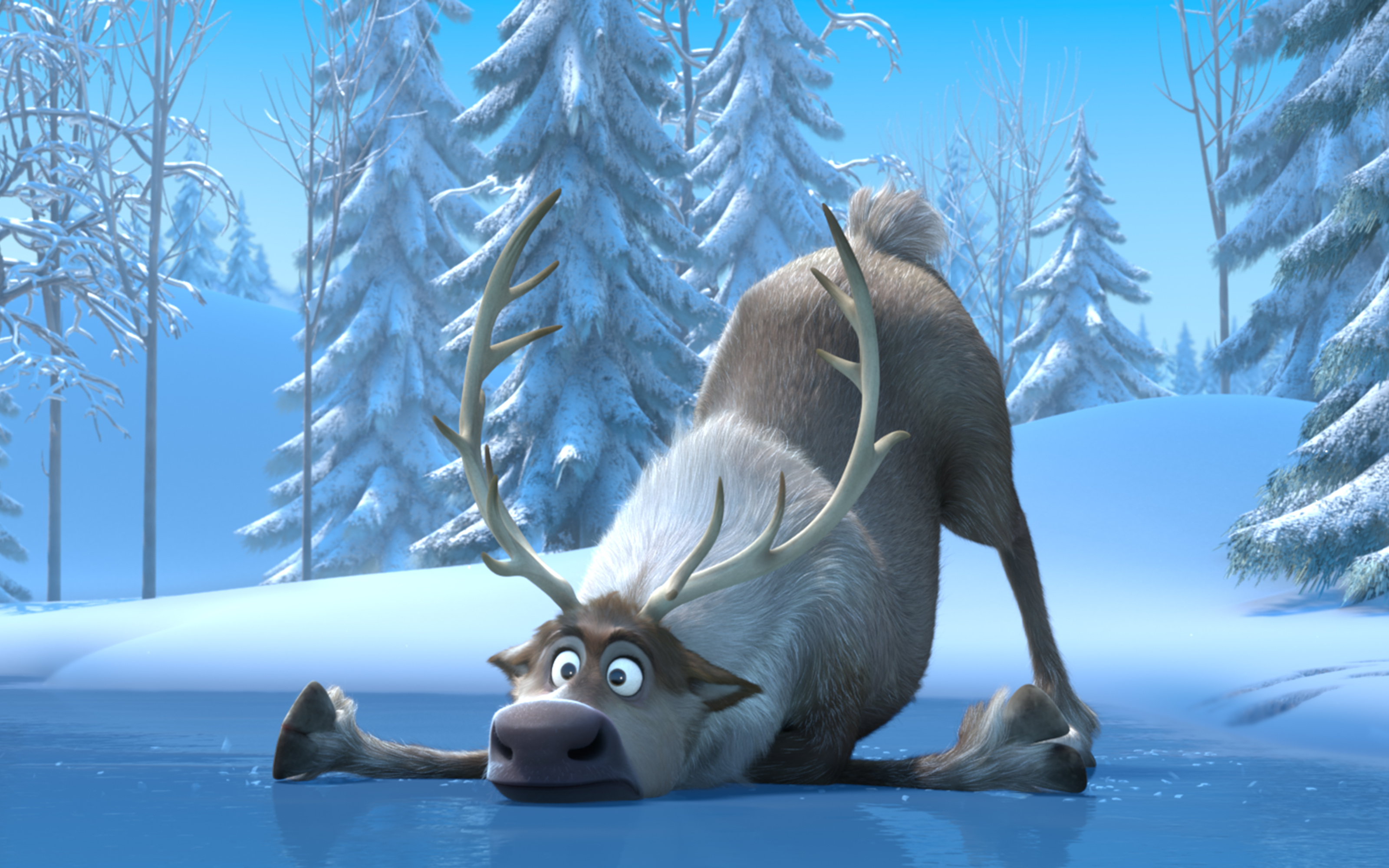 Sven, Frozen Animation, Wallpapers, 3200x2000 HD Desktop