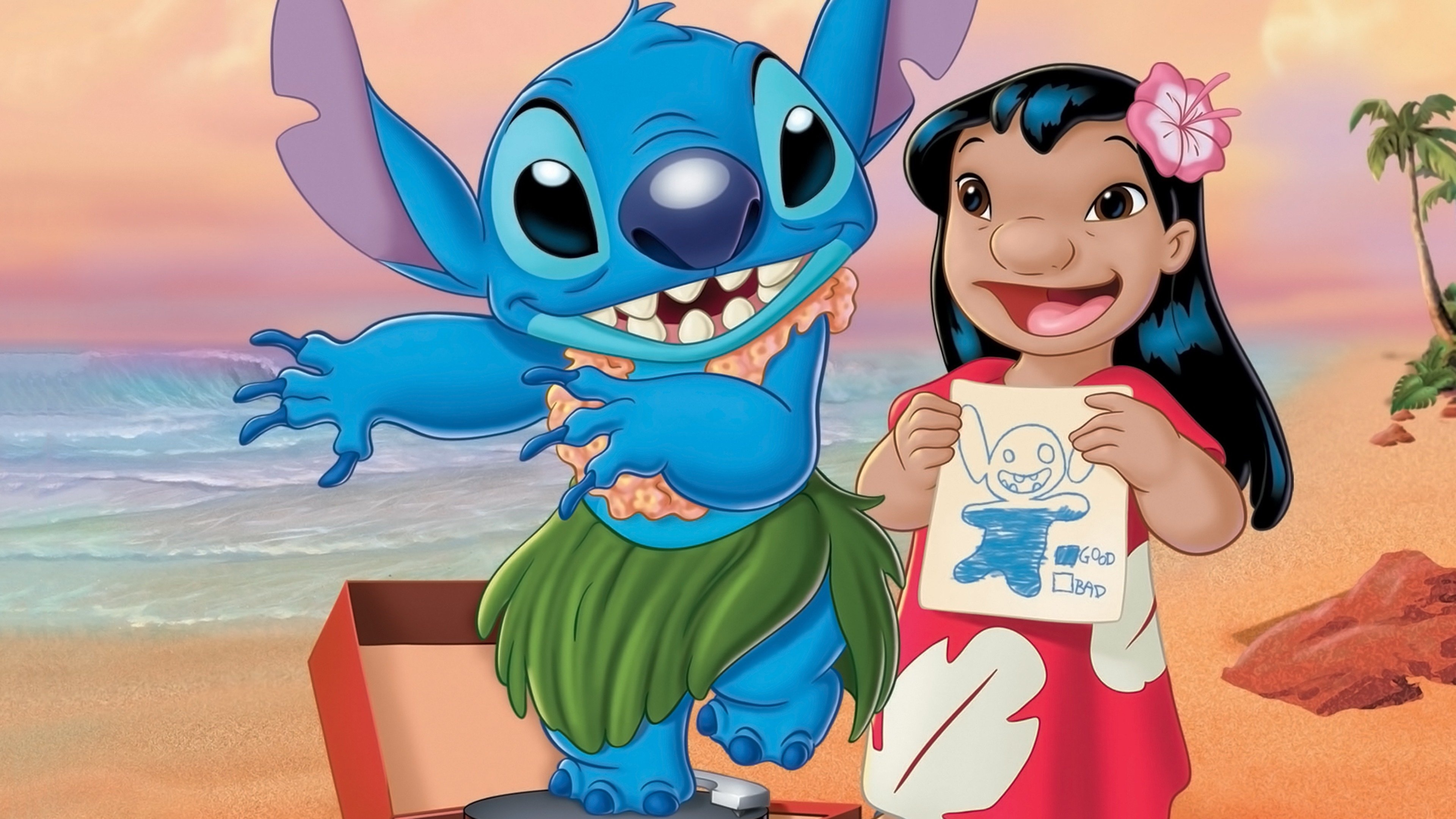 Stitch animation, Lilo and Stitch 2, Stitch has a glitch, Full movie online, 3840x2160 4K Desktop