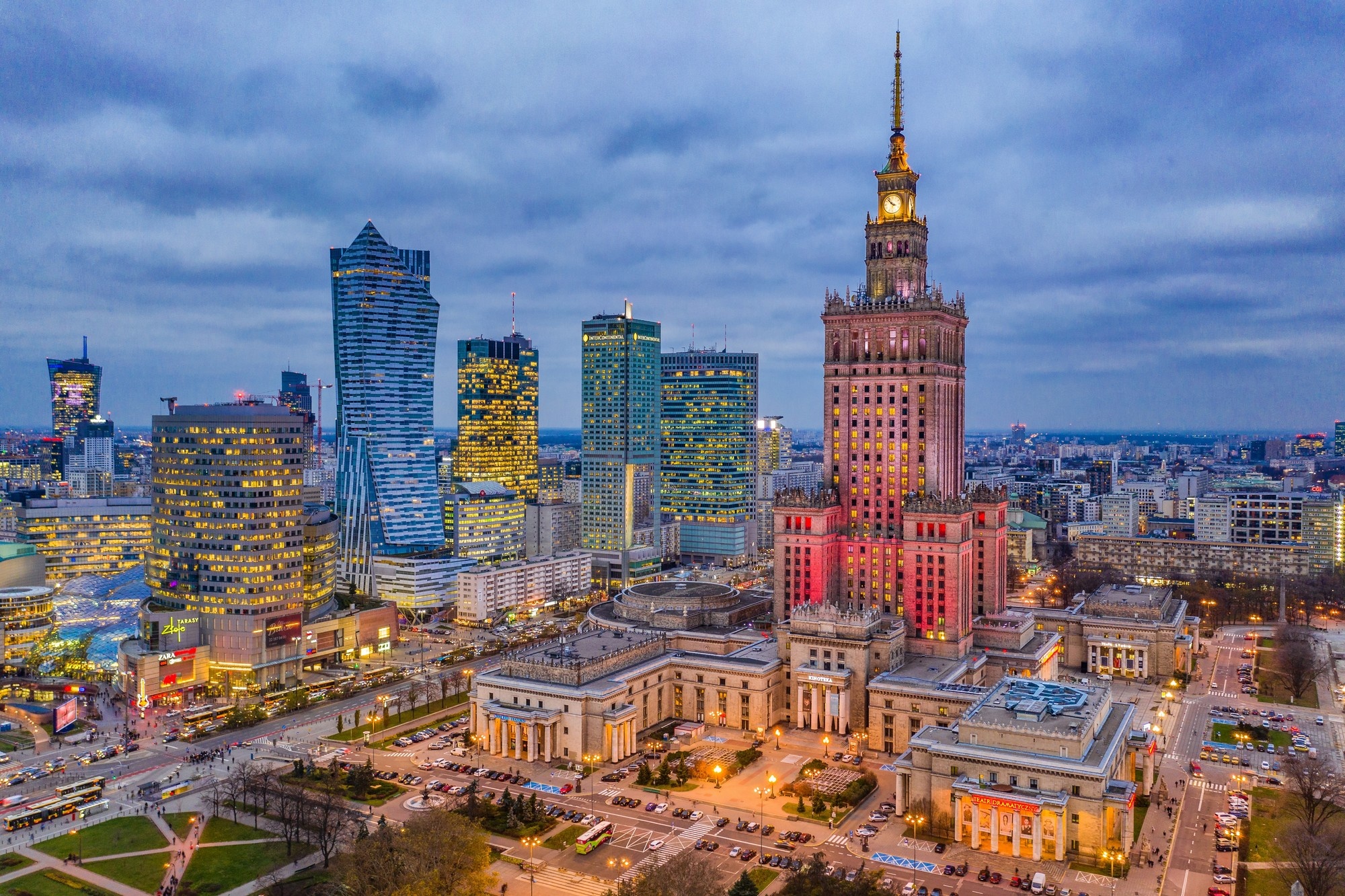 Warsaw, Skyscrapers and viewpoints, Breathtaking cityscape, Panoramic views, 2000x1340 HD Desktop