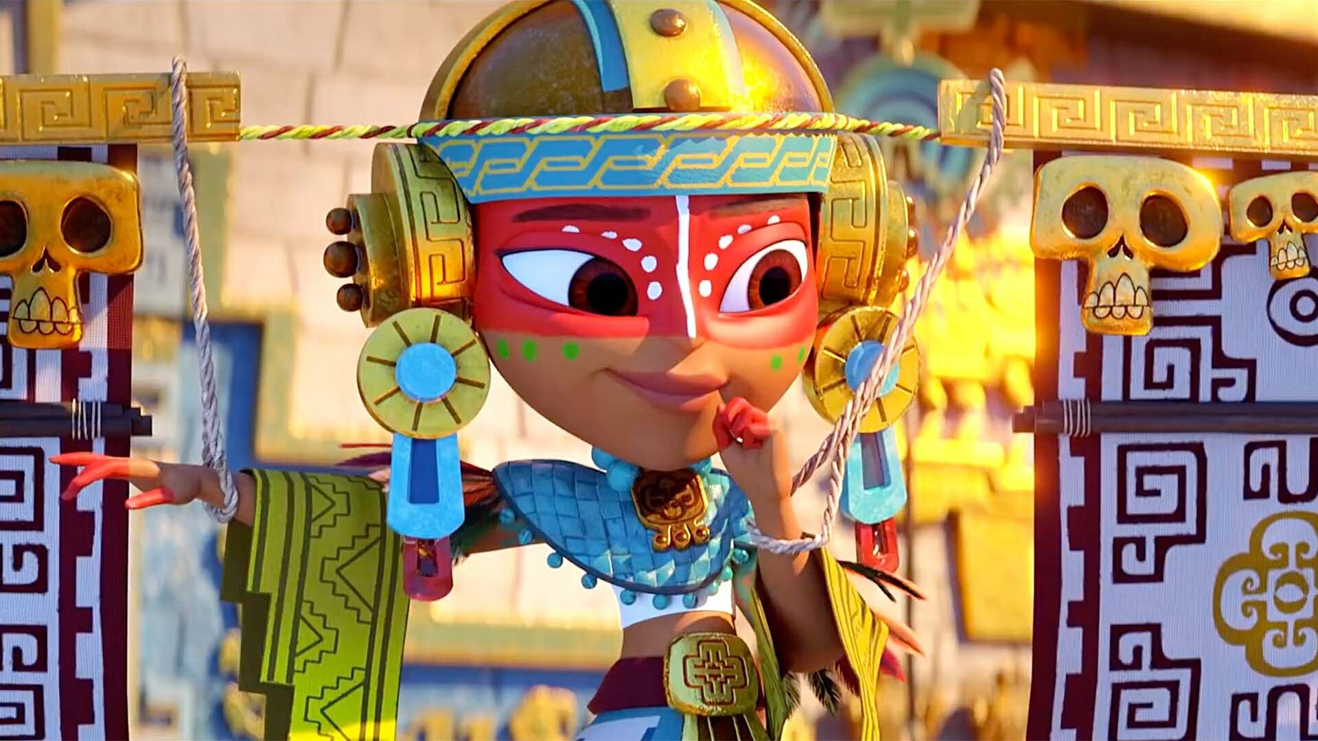 Maya and the Three: An animated television miniseries about a Mesoamerican warrior. 1920x1080 Full HD Wallpaper.
