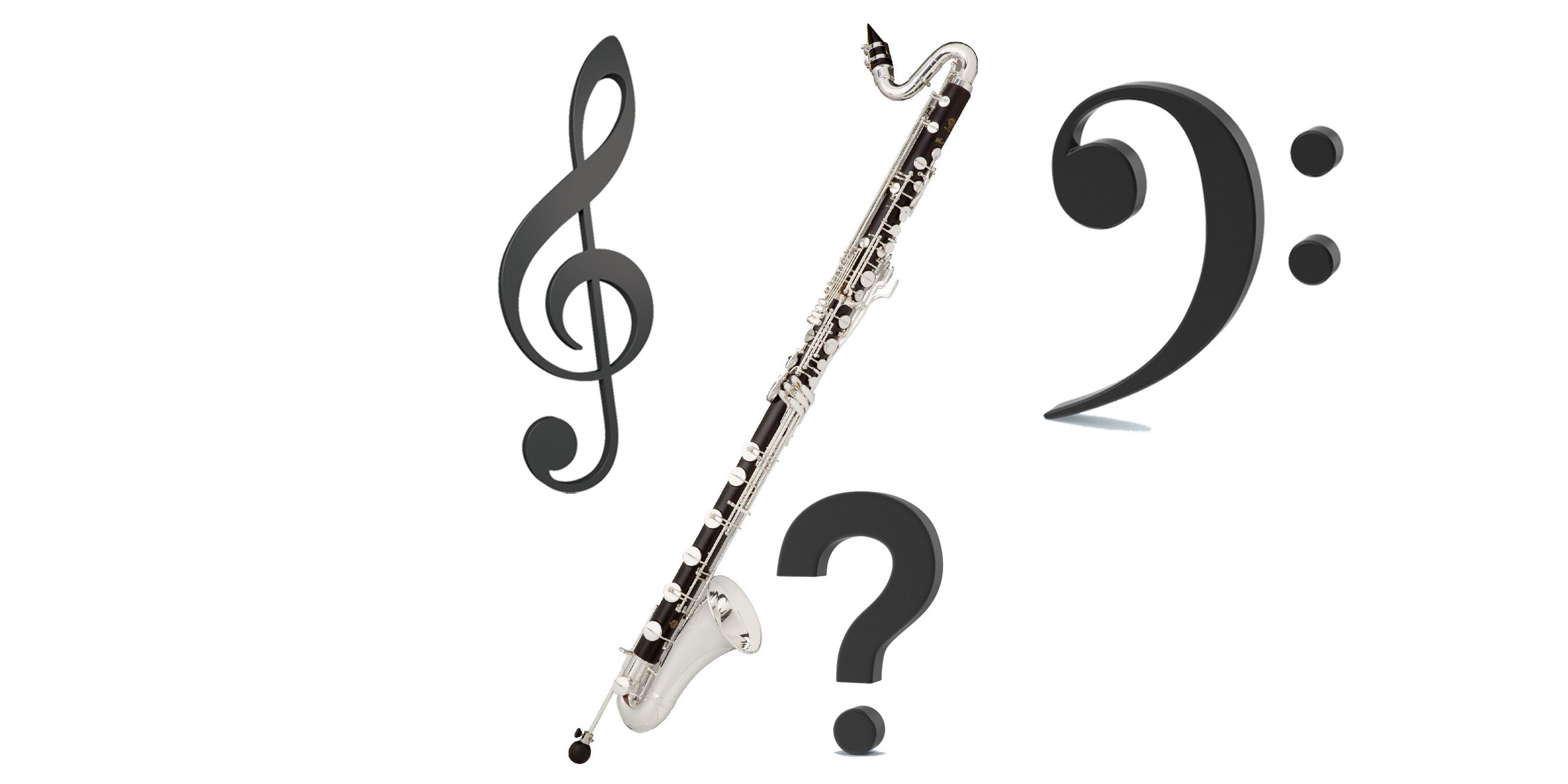 Clarinet: Warm tone and expressive capabilities, The mouthpiece, The barrel, The bell. 2610x1300 Dual Screen Background.