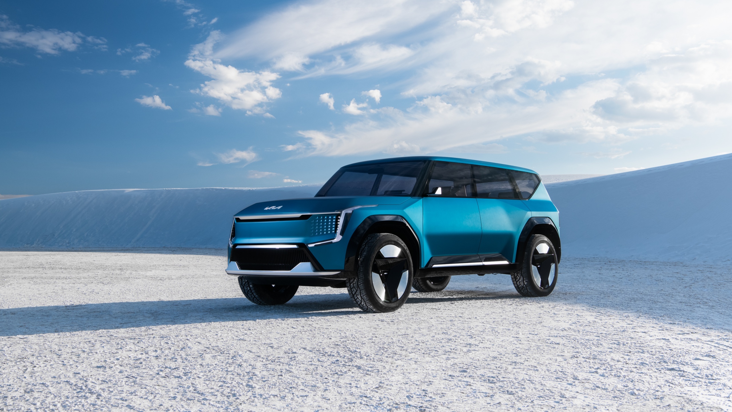 Kia EV9 Concept, 4K wallpaper, Electric SUV, 2560x1440 HD Desktop