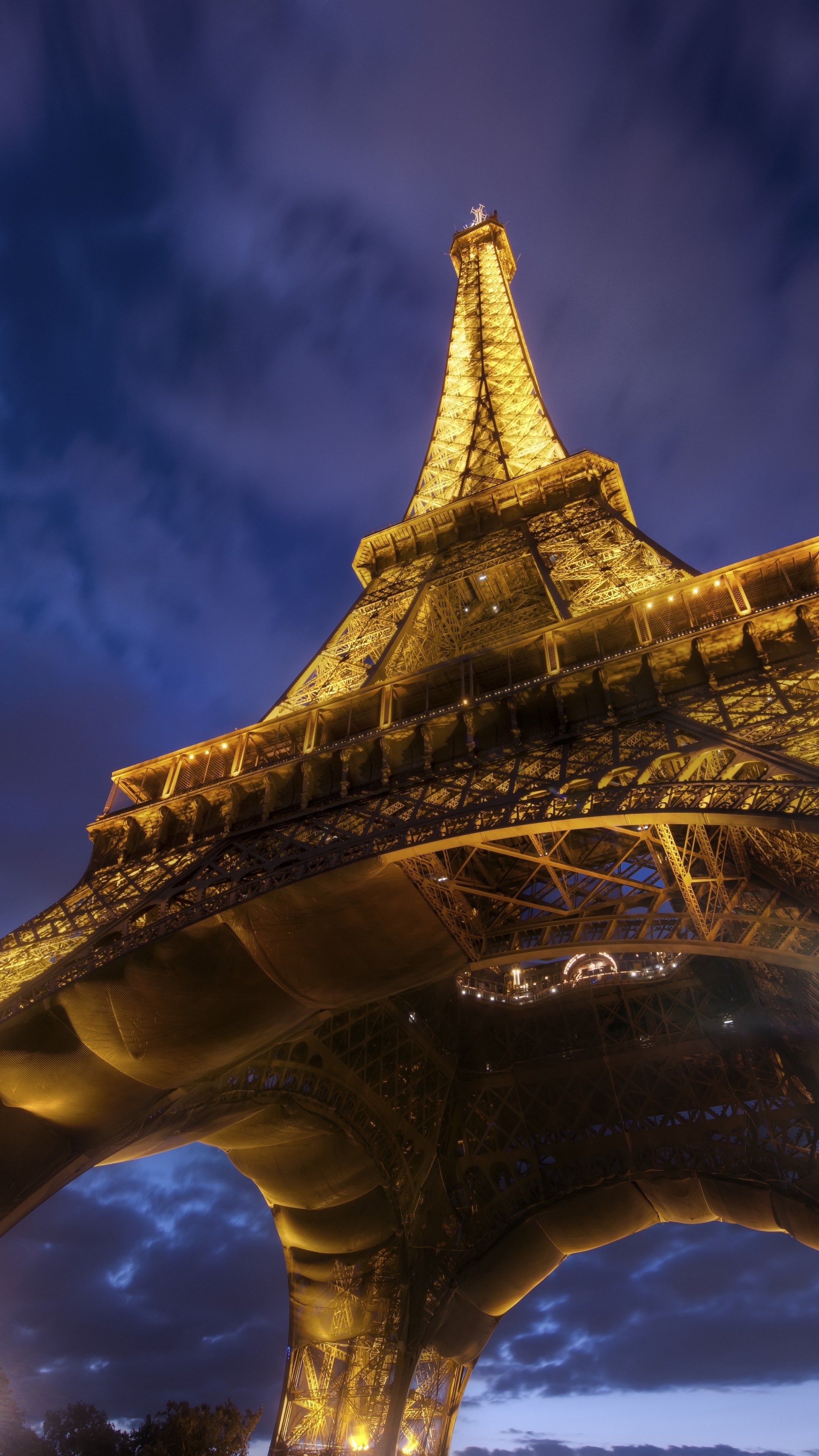Paris: Eiffel Tower, France, Travel, Tourism, Architecture. 2160x3840 4K Wallpaper.