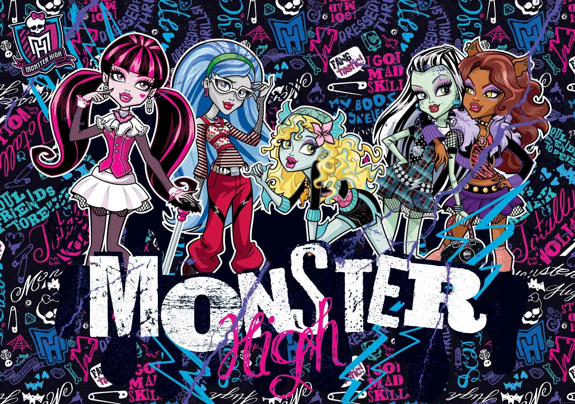 Monster High: Fictional American town of New Salem, the teenage children of famous monsters. 2000x1410 HD Wallpaper.