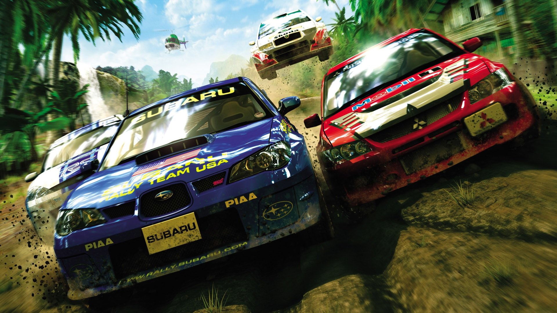 Sega Rally, HD wallpapers, Dynamic backgrounds, Racing game art, 1920x1080 Full HD Desktop