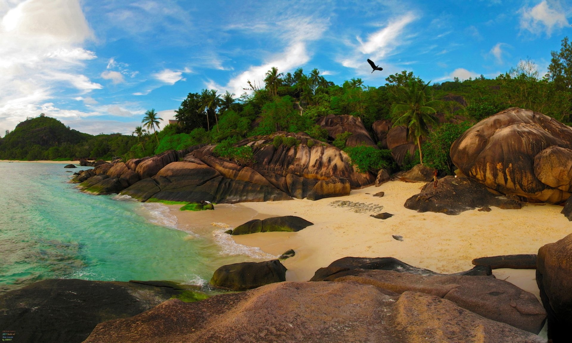Seychelles beach, 2000x1200 desktop wallpapers, HD background images, Coastal bliss, 1920x1160 HD Desktop