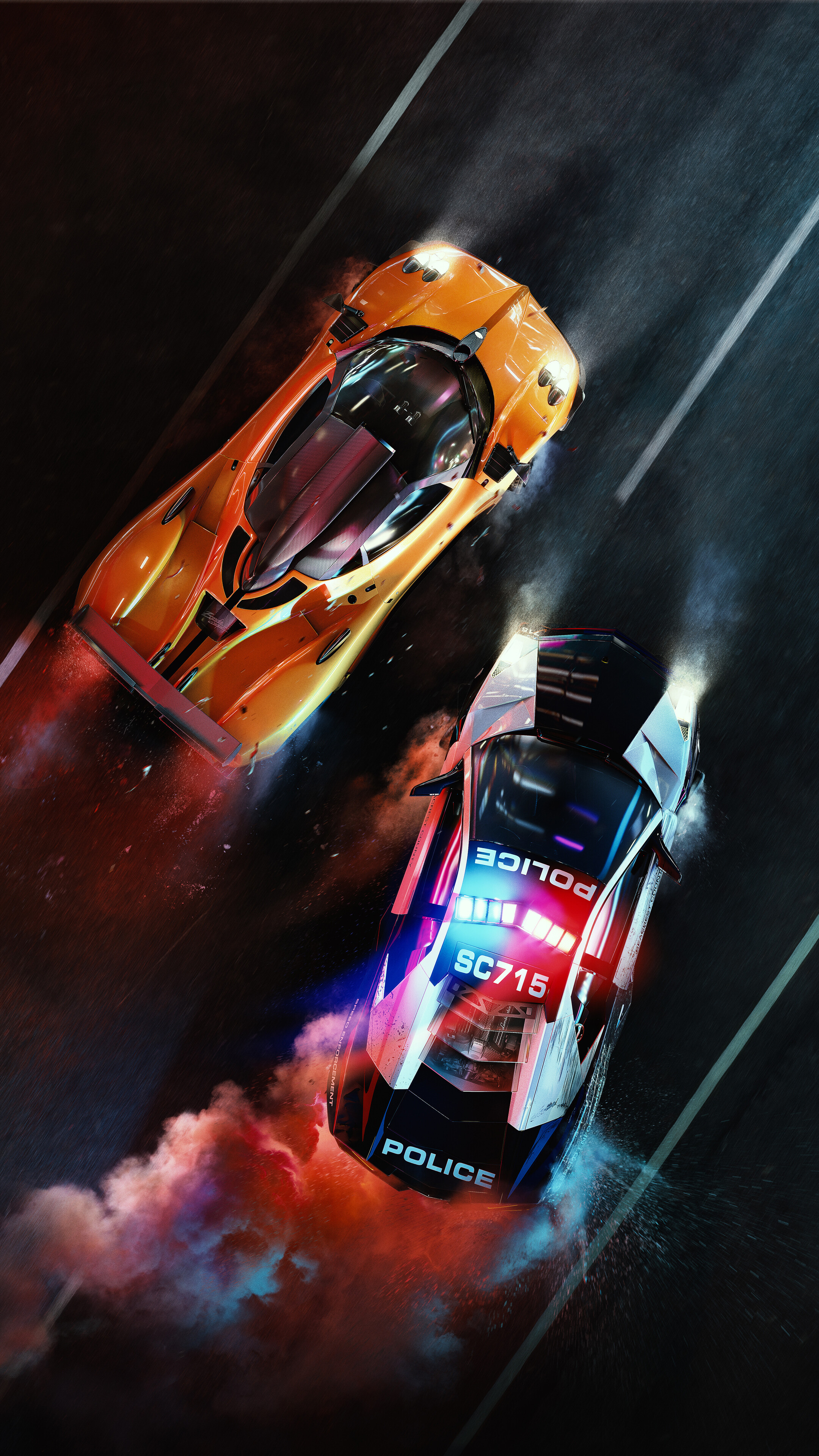 Need for Speed Hot Pursuit Remastered: Based on the PS3, Xbox 360 and PC versions of the original release. 2160x3840 4K Wallpaper.