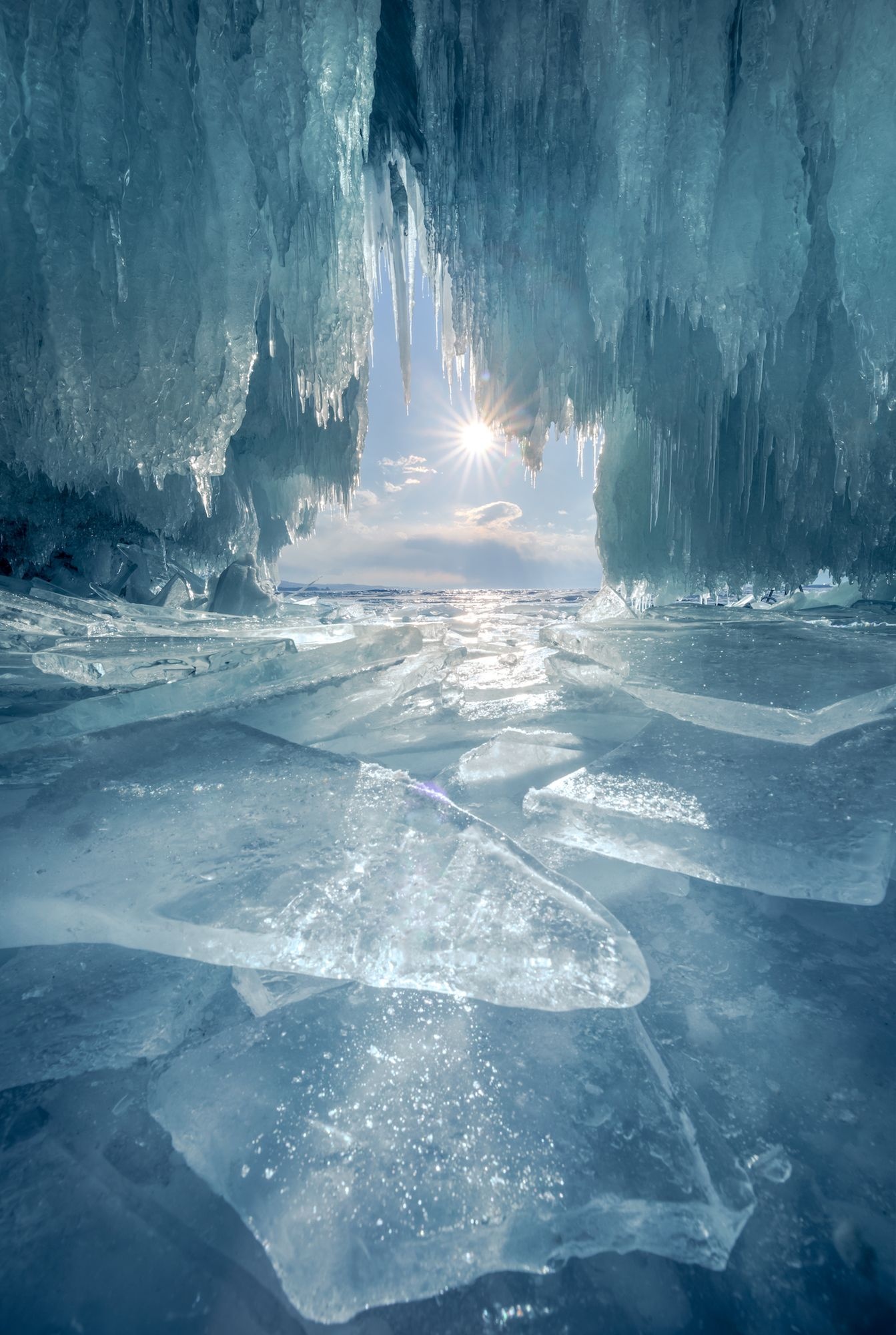 Fascinating ice caves, Natural wonders, Global cave art, Hidden beauty, 1350x2000 HD Phone