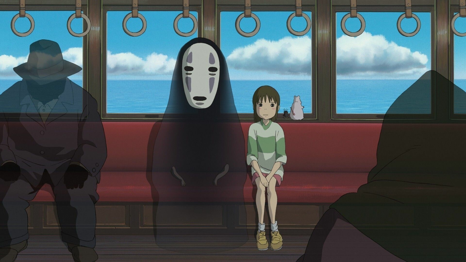 Spirited Away: Sen to Chihiro no Kamikakushi, The story of a little girl named Chihiro. 1920x1080 Full HD Background.