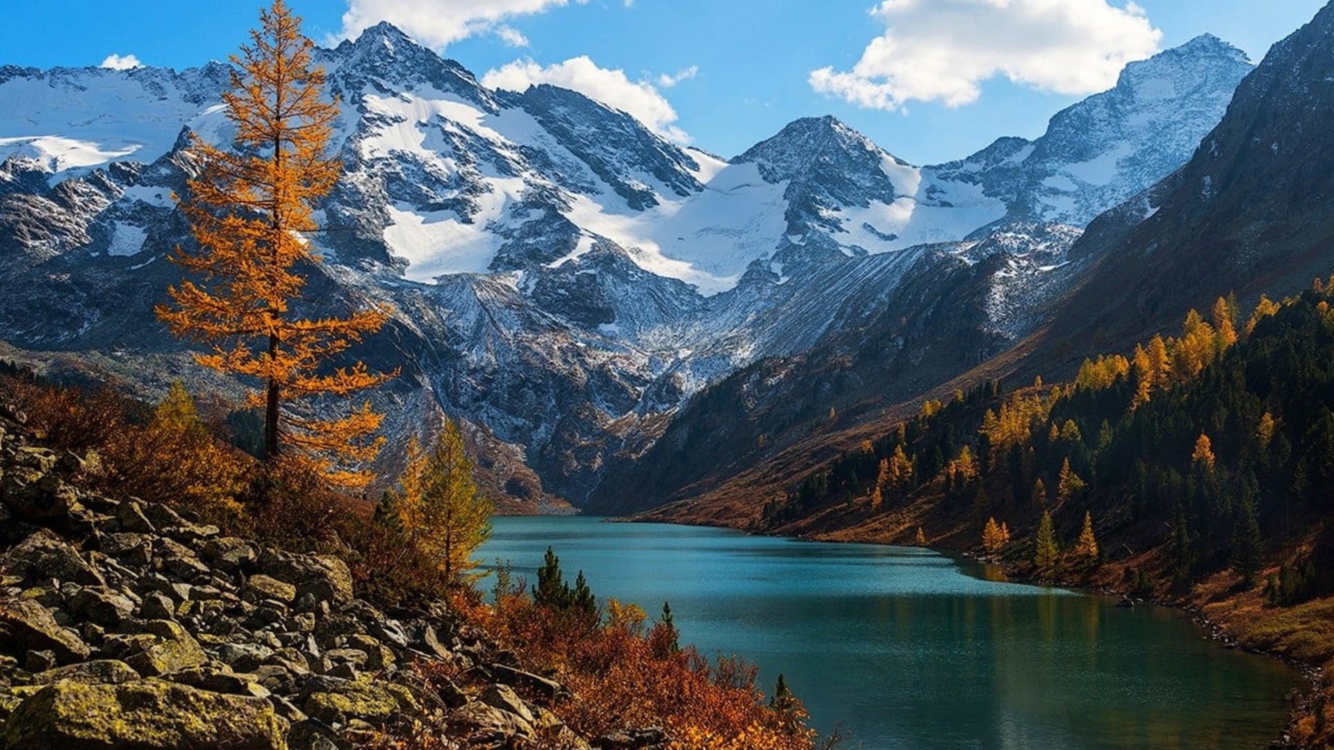 Altai Mountains, Beautiful wallpaper, Xfce desktop, Travels, 1920x1080 Full HD Desktop