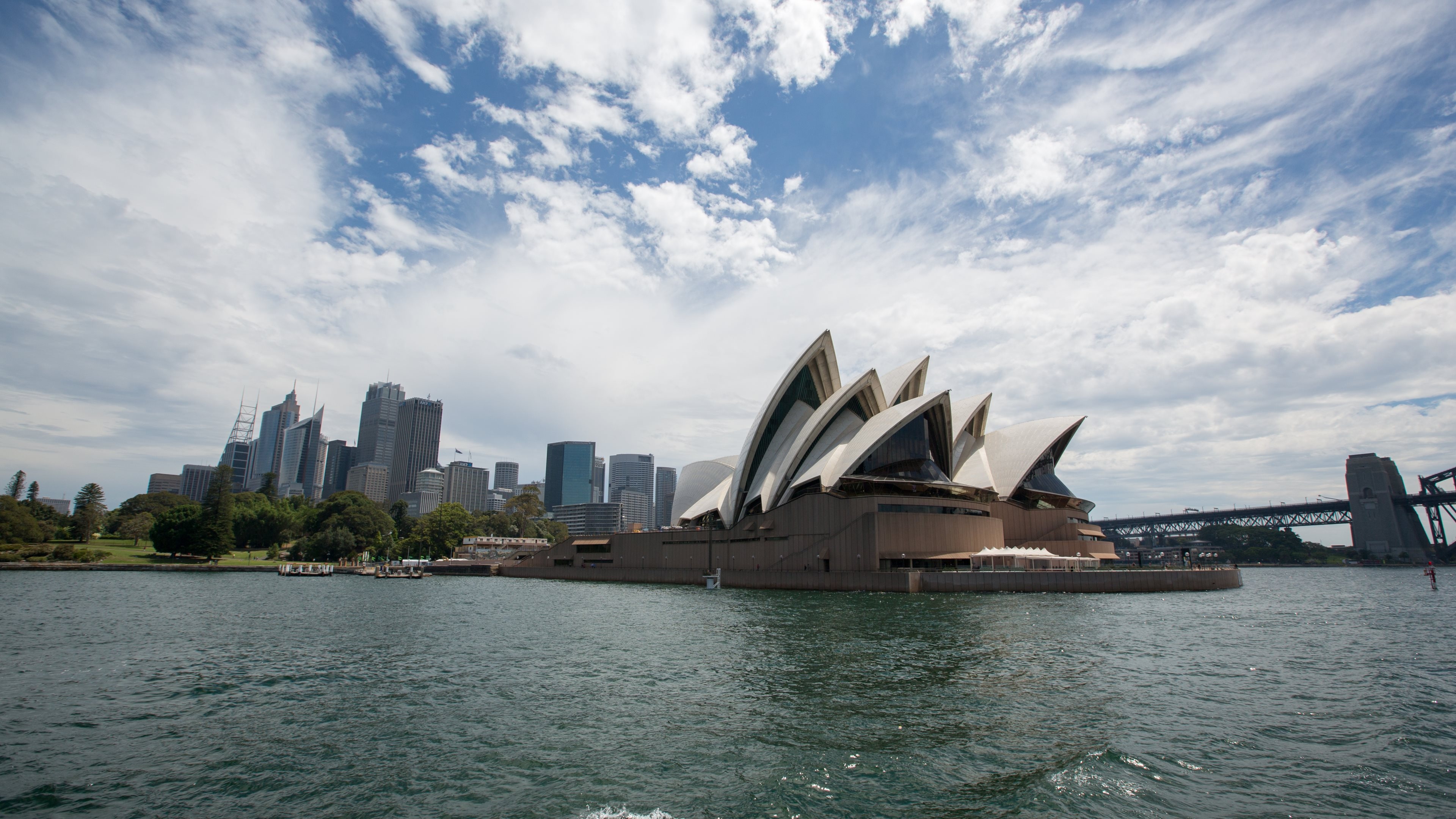 Sydney: Opera House was opened on October 20th, 1973, Architecture. 3840x2160 4K Wallpaper.