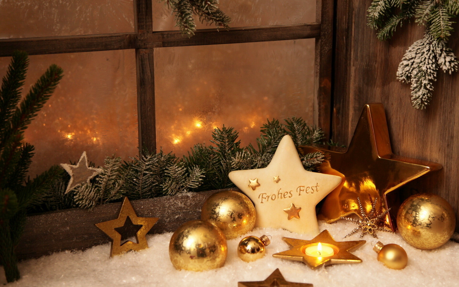 Decorations: Christmas, Small objects of adornment, Toys. 1920x1200 HD Background.
