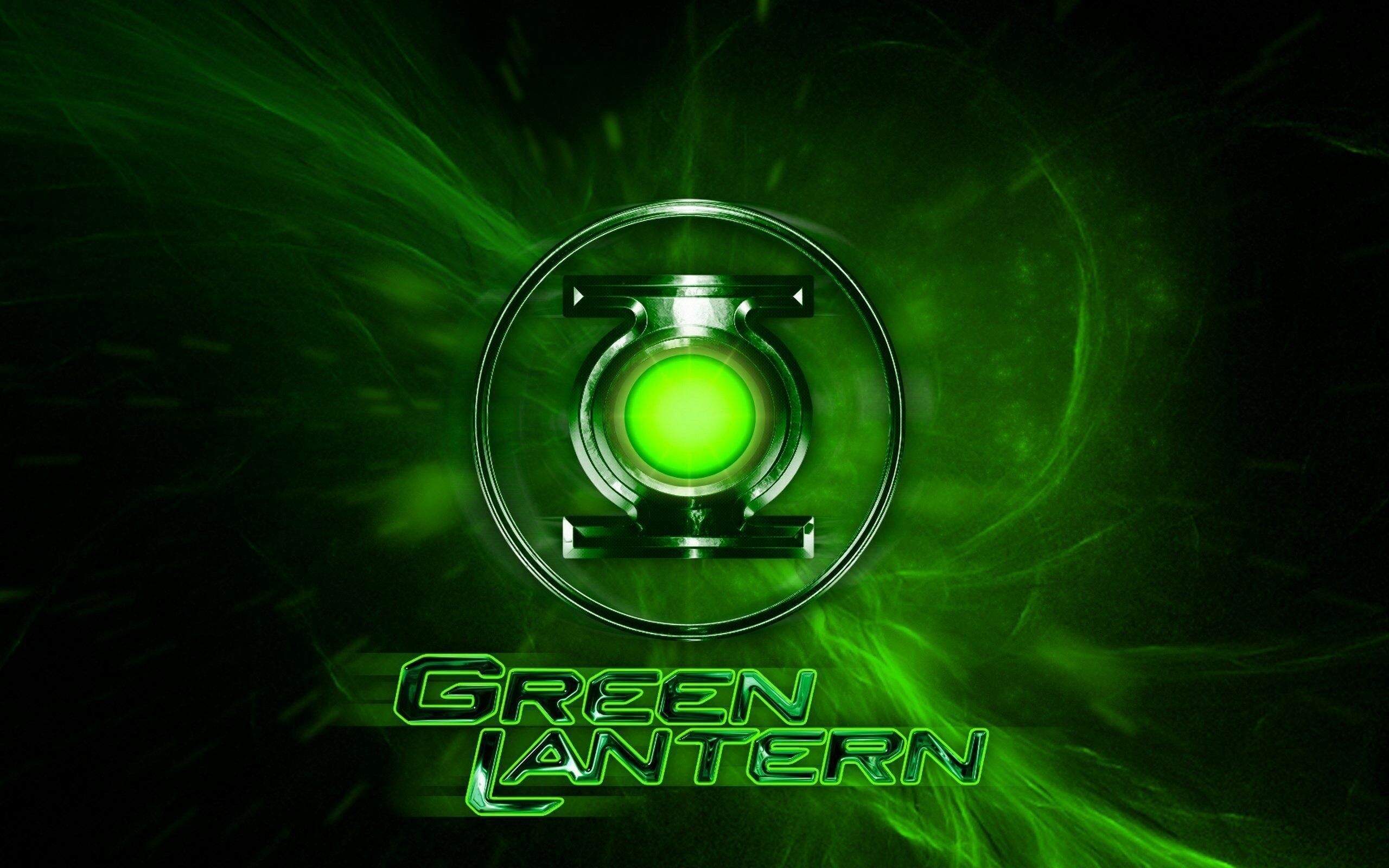 Green Lantern: Logo, Symbolizes willpower and courage, The lantern corps. 2560x1600 HD Background.