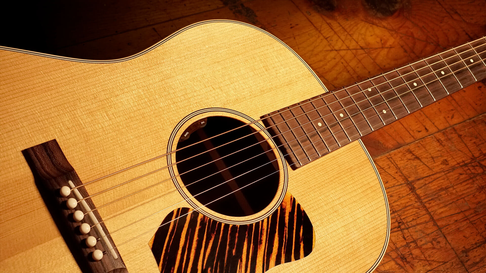 Gibson J-35 30s Faded, Akustische Gitarre Wallpaper, 1920x1080 Full HD Desktop