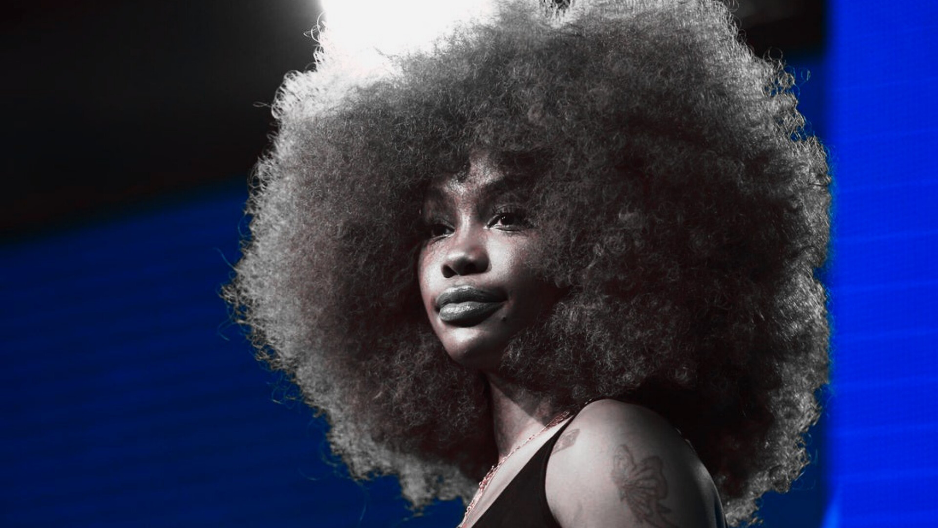 SZA: Released her self-released debut EP, See.SZA.Run in October 2012. 1920x1080 Full HD Background.