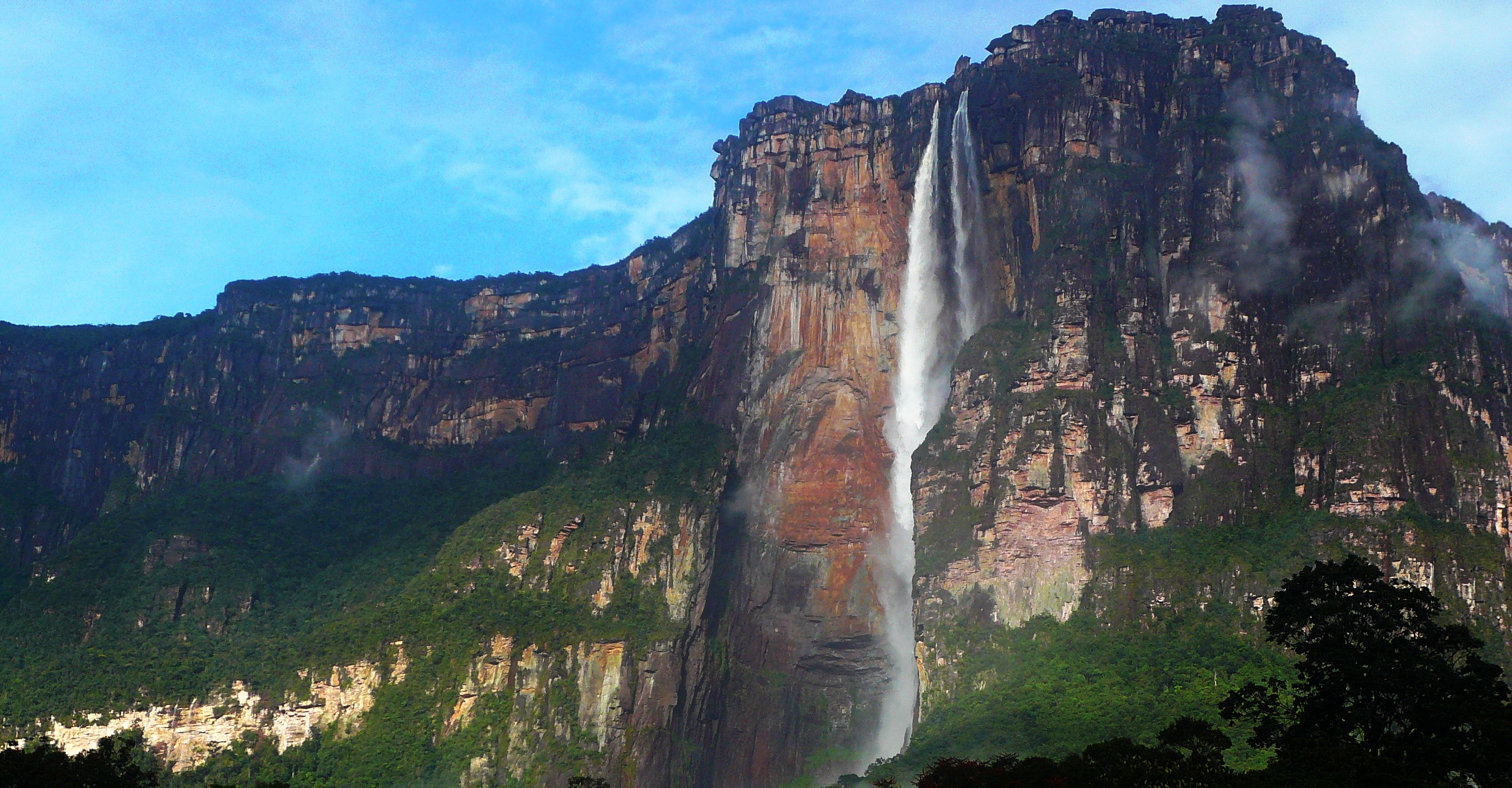 Venezuela, Angel Falls wallpapers, Earth HQ, 3080x1610 HD Desktop
