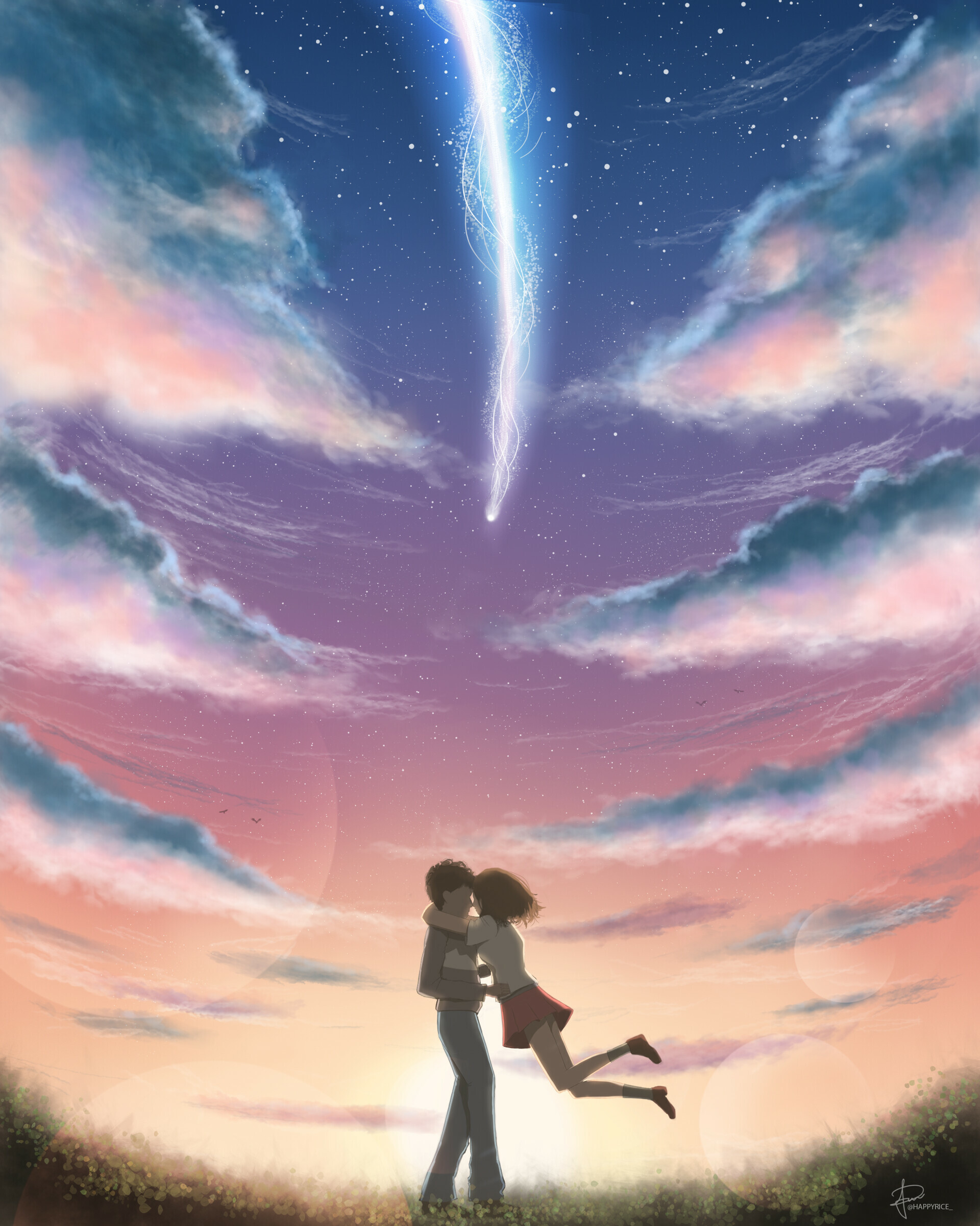 Your Name, Anime, Fanart, Personalized, 1920x2400 HD Phone