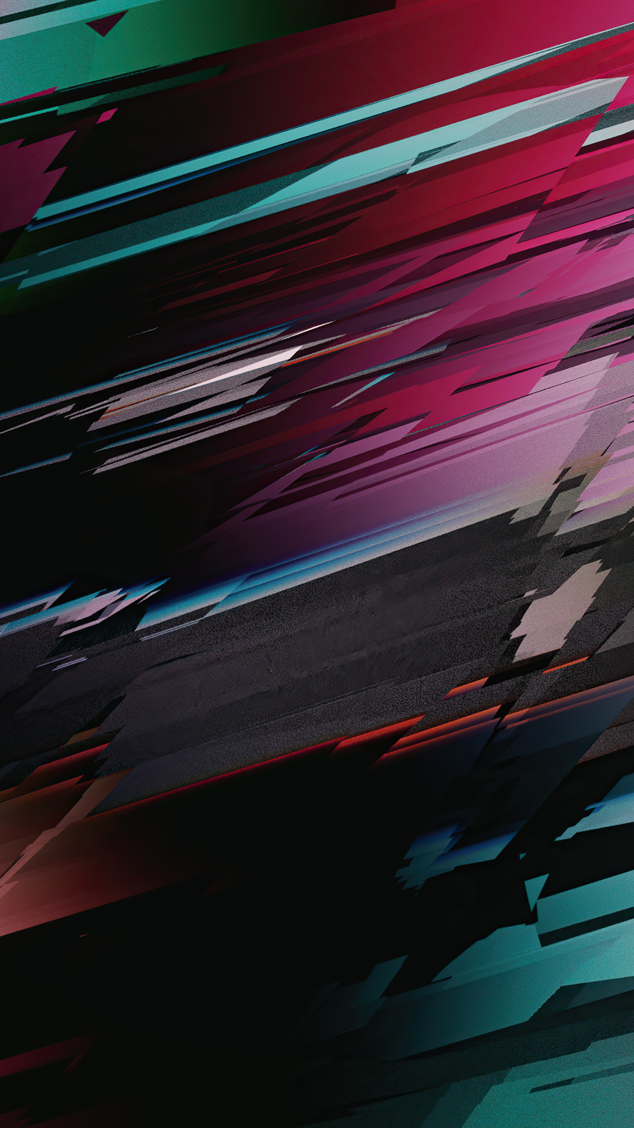 Glitch: Abstract, A sudden instance of malfunctioning or irregularity in an electronic system. 2160x3840 4K Background.
