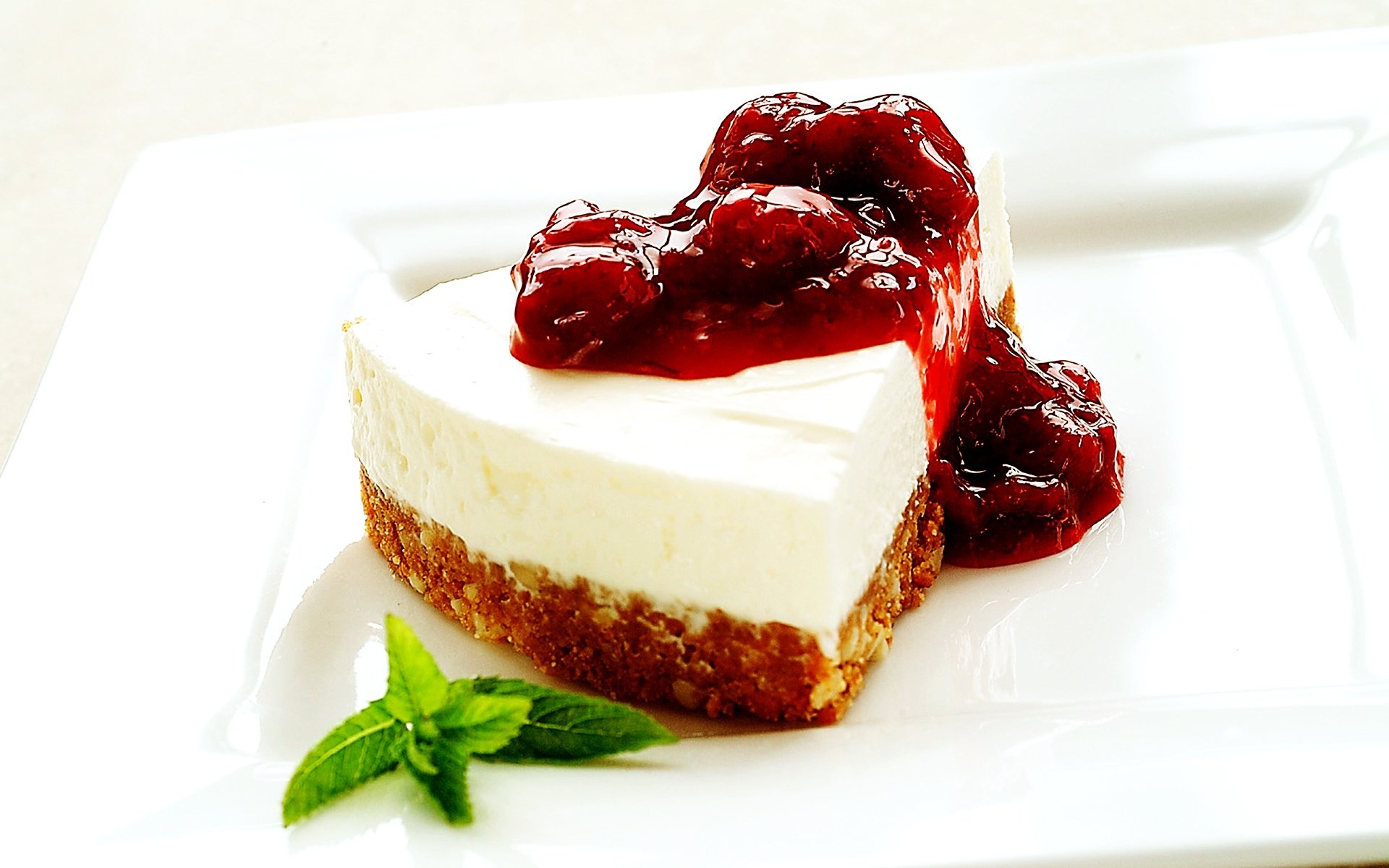Cheesecake: A finely ground and crunchy crust combined with luscious and smooth cream cheese. 1920x1200 HD Wallpaper.