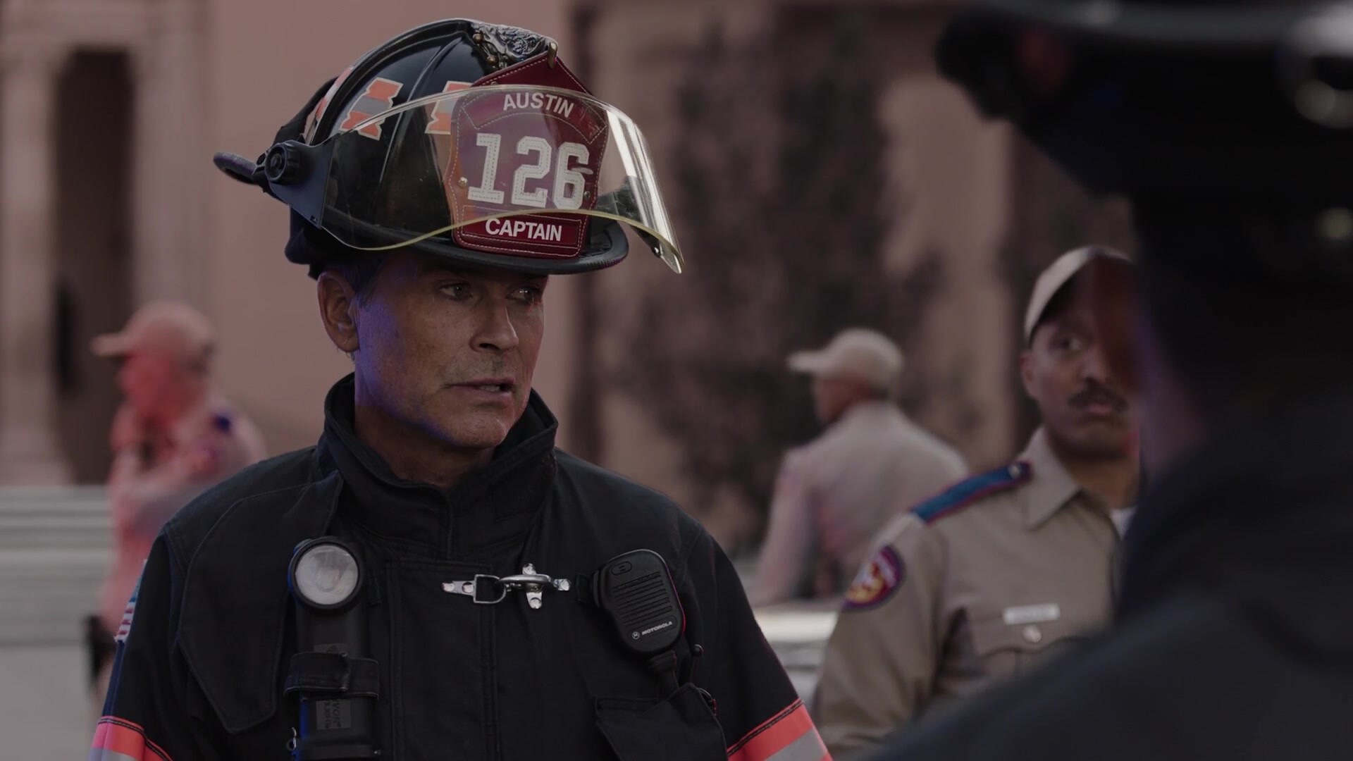 9-1-1: Lone Star (TV Series): Firefighter's Commander Relocated To Austin With His Son, Rebuilding Of Team 126. 1920x1080 Full HD Wallpaper.