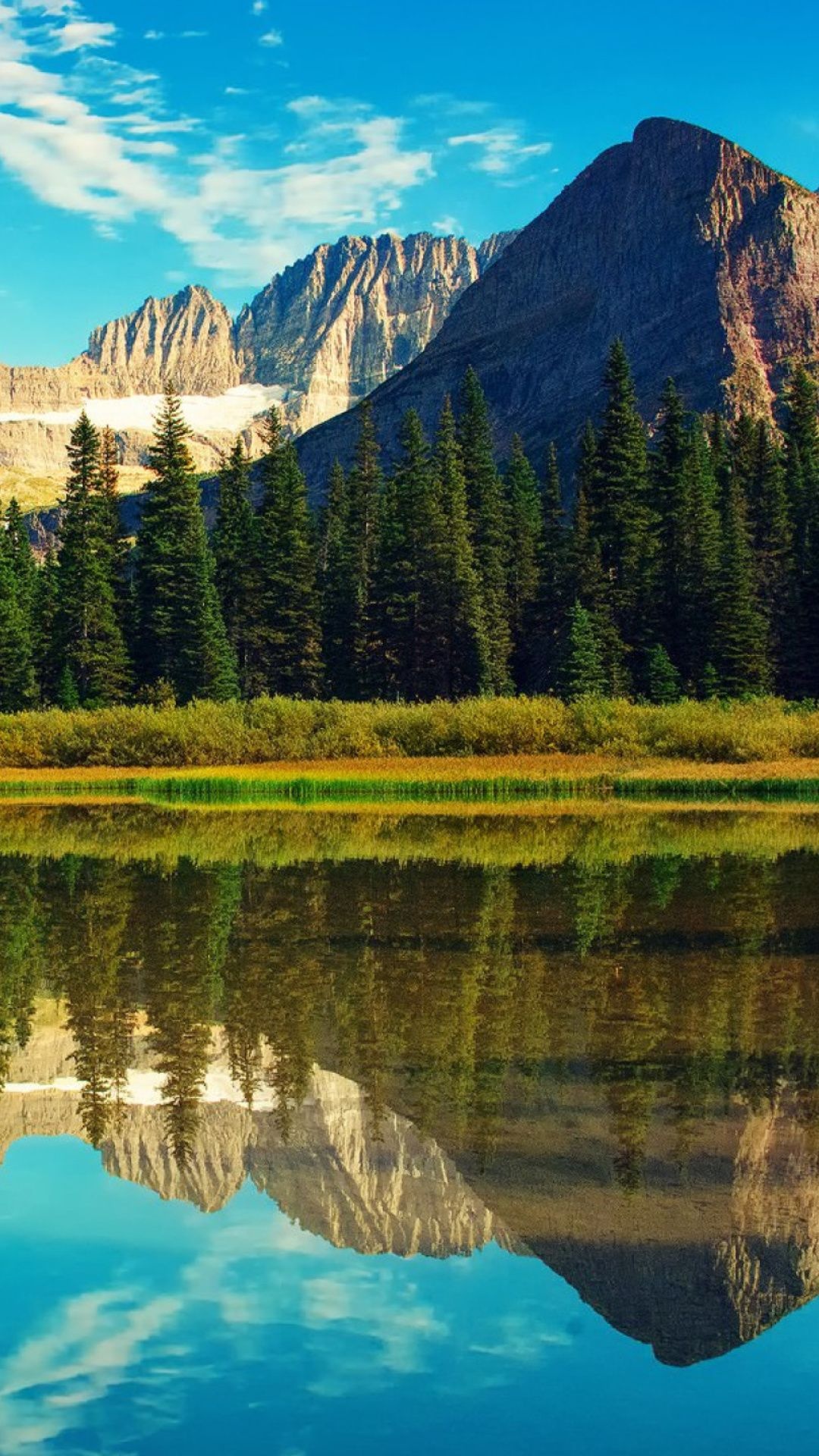 Glacier Park mobile wallpapers, Natural wonders, Mountain retreat, Spectacular views, 1080x1920 Full HD Handy