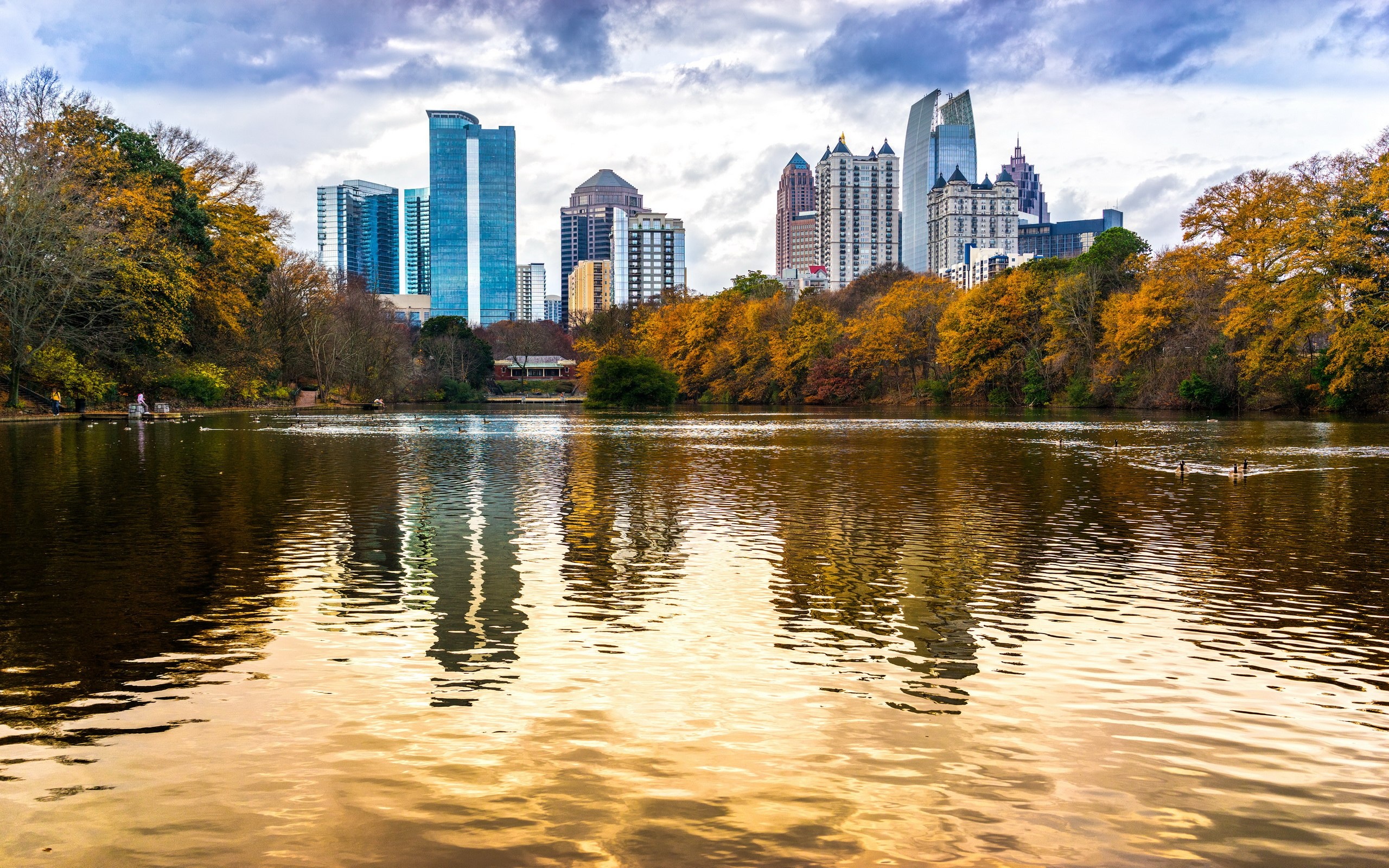 Atlanta skyline, HD desktop wallpaper, Baltana, 2560x1600 HD Desktop