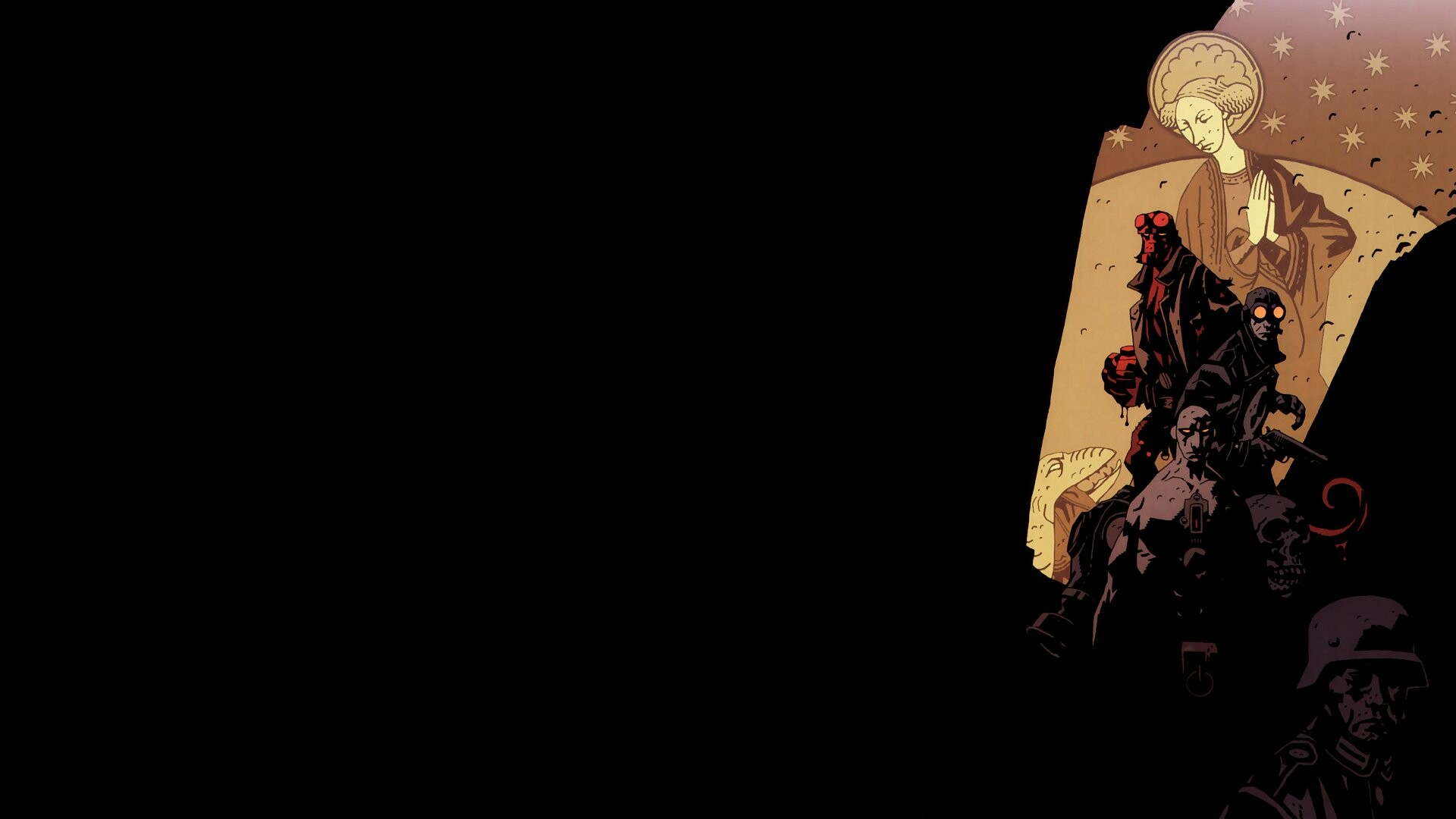 Comics Hellboy: HD desktop, Mobile backgrounds, 1920x1080 Full HD Desktop