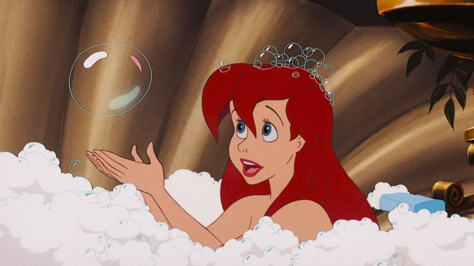 Ariel (The Little Mermaid), The Little Mermaid 1989, Animated screencaps, Mermaid cartoon, 1920x1080 Full HD Desktop