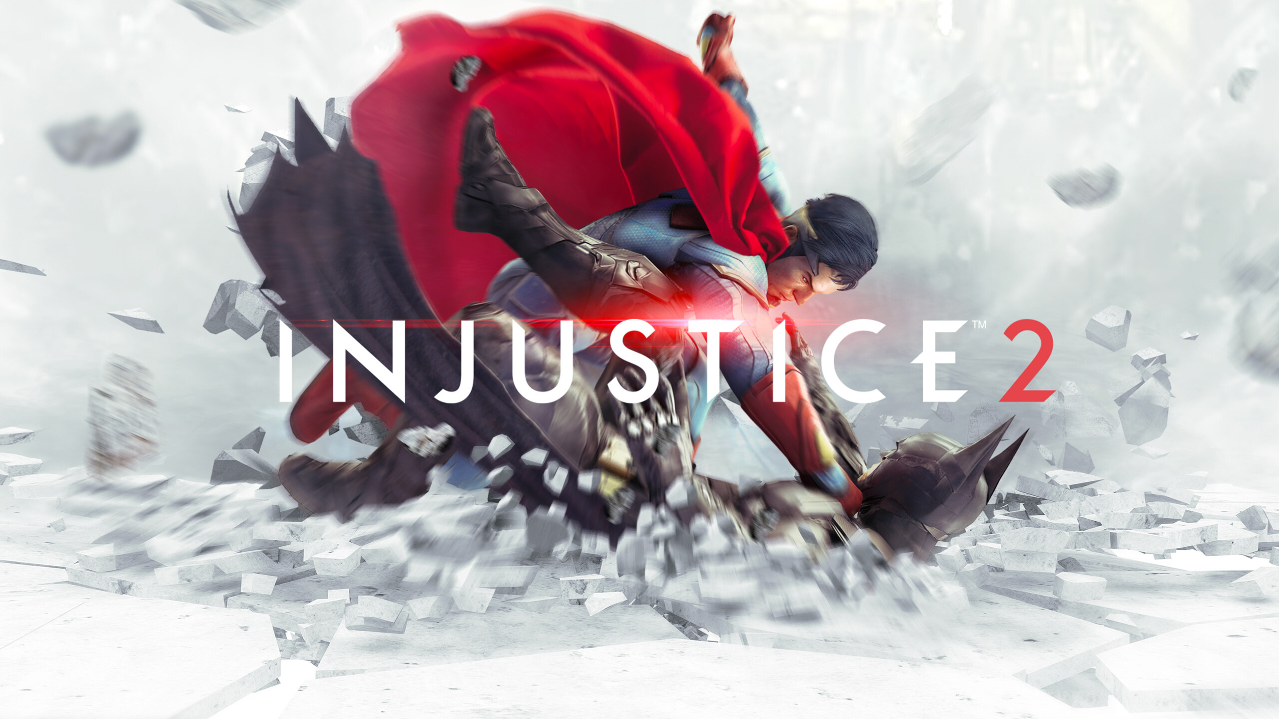 Injustice: The second game, following the same narrative five years later after the events of the first game set in the same universe of the Regime where Batman's insurgency rebuilds society after Superman's fall. 2560x1440 HD Background.
