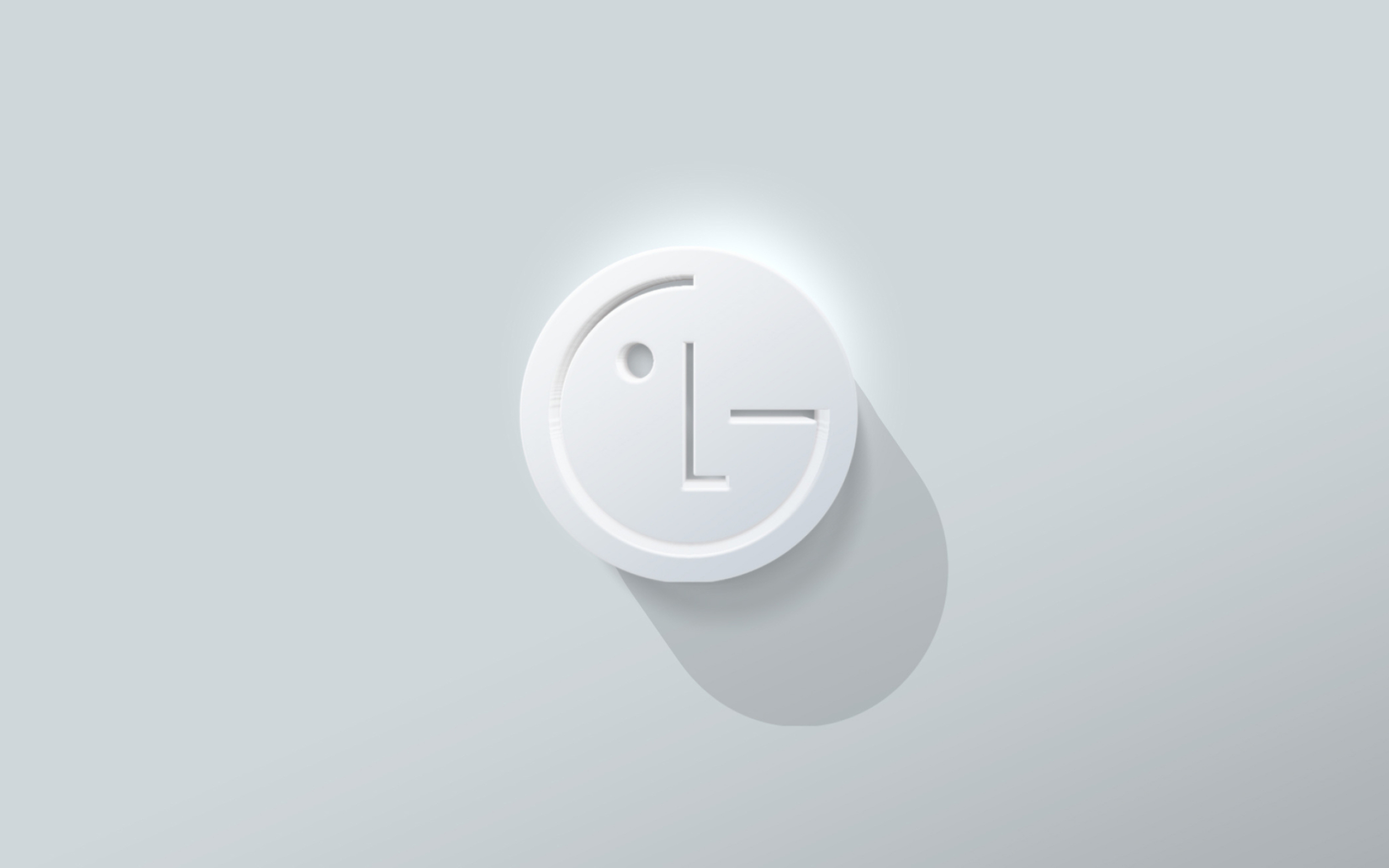 LG, white logo, 3D design, artistic, 2880x1800 HD Desktop