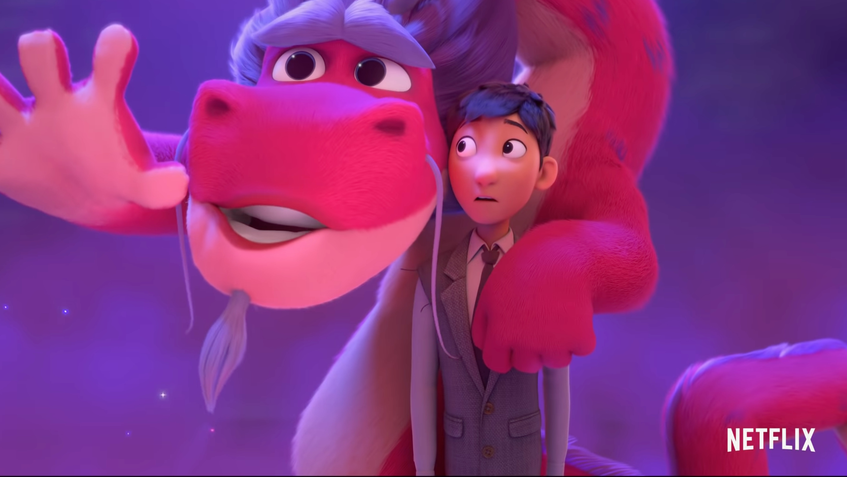 Wish Dragon movie, Netflix trailer, Aladdin ball z similarities, Animated adventure, 2720x1530 HD Desktop