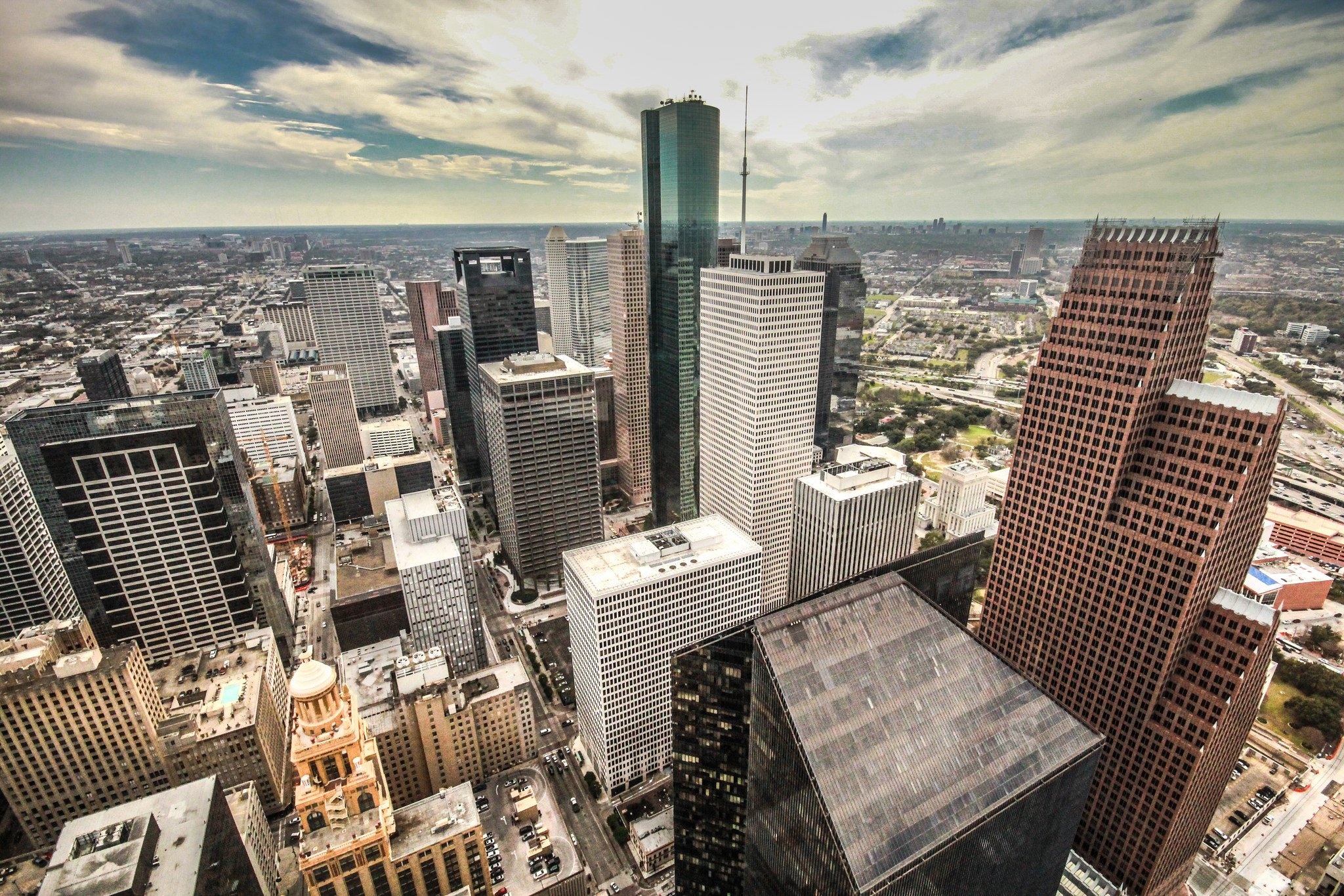 Houston Texas Travels, Skyscrapers, Cityscape, Modern buildings, 2050x1370 HD Desktop