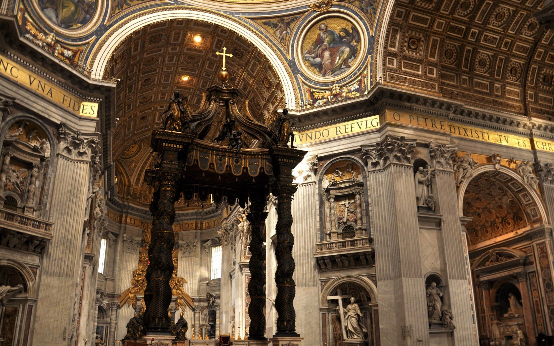 St. Peter's Cathedral, Vatican City, Travels, st peters basilica, 1920x1200 HD Desktop