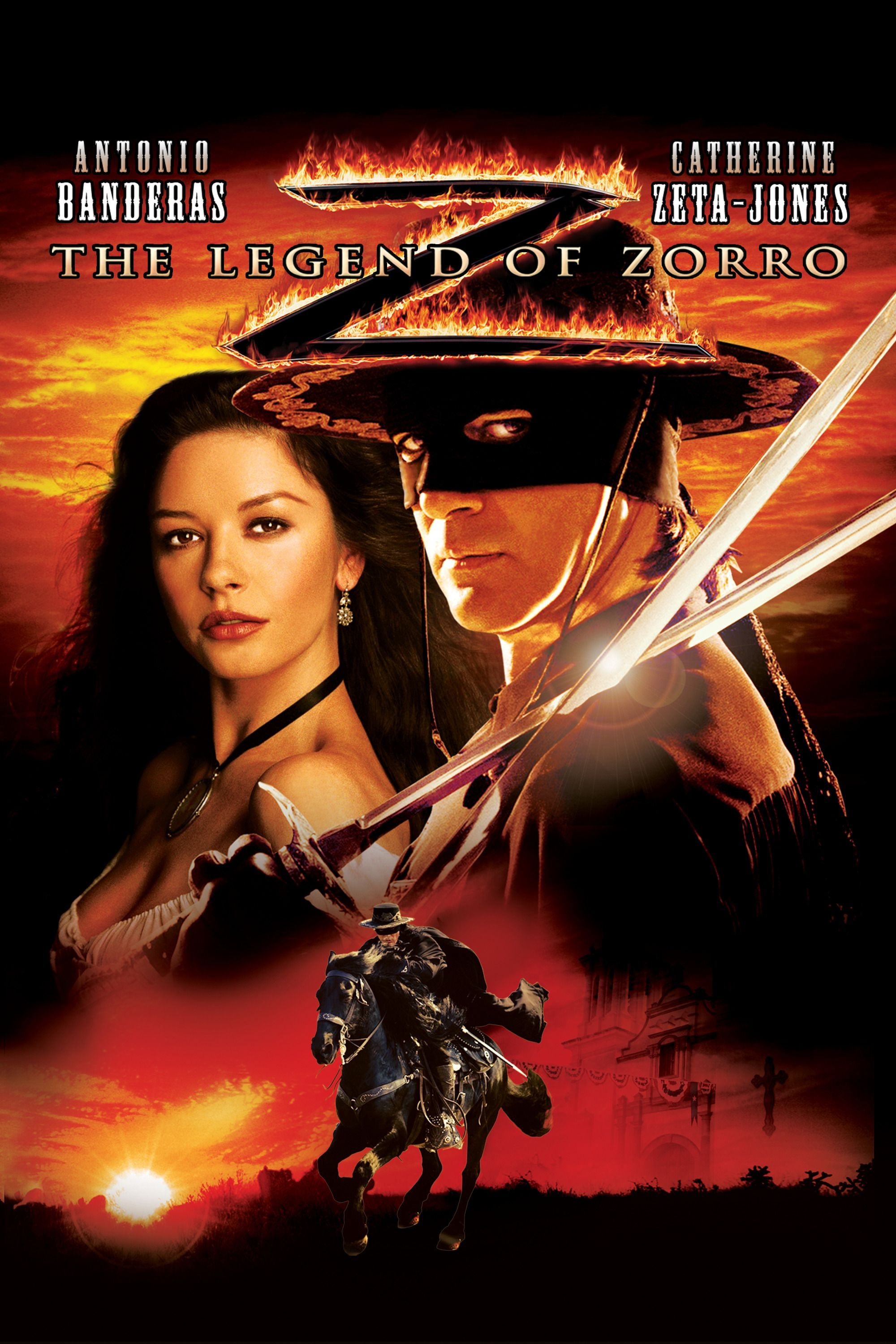 The Legend of Zorro: A 2005 American Western swashbuckler film directed by Martin Campbell. 2000x3000 HD Background.