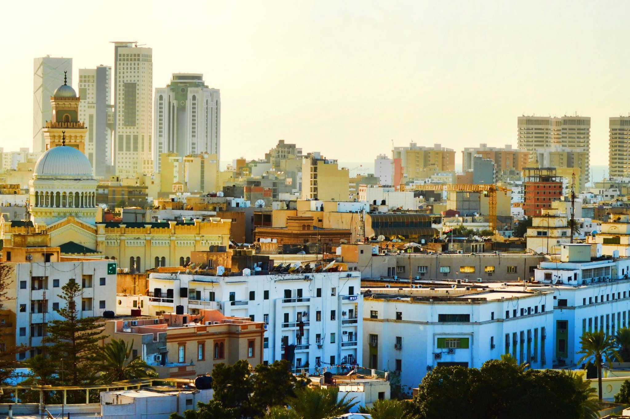Libya Travels, Vibrant Tripoli, New York skyline, Urban juxtaposition, 2050x1370 HD Desktop