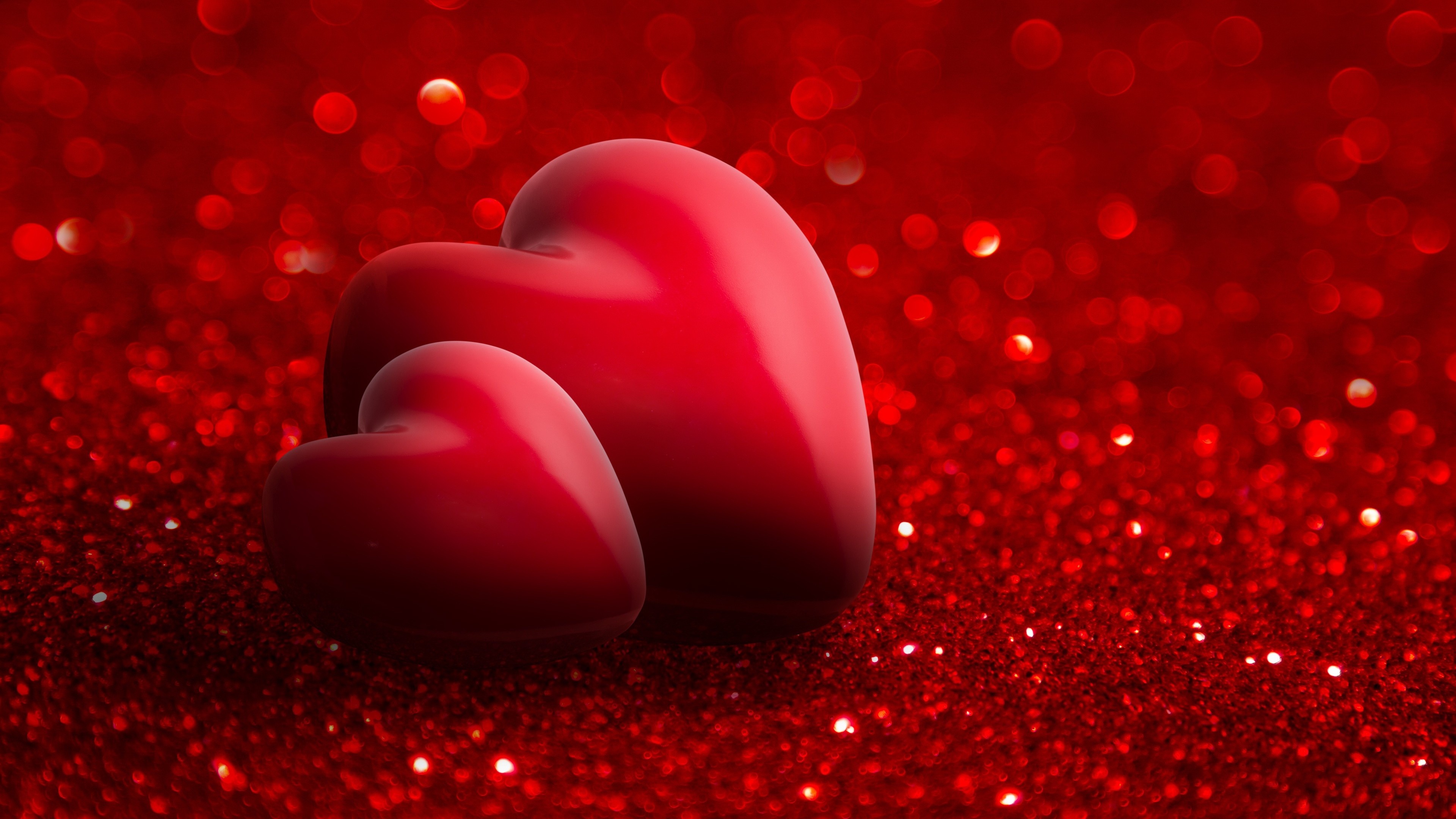 Hearts, Valentine's Day love, Heart wallpaper, Romantic holidays, 3840x2160 4K Desktop