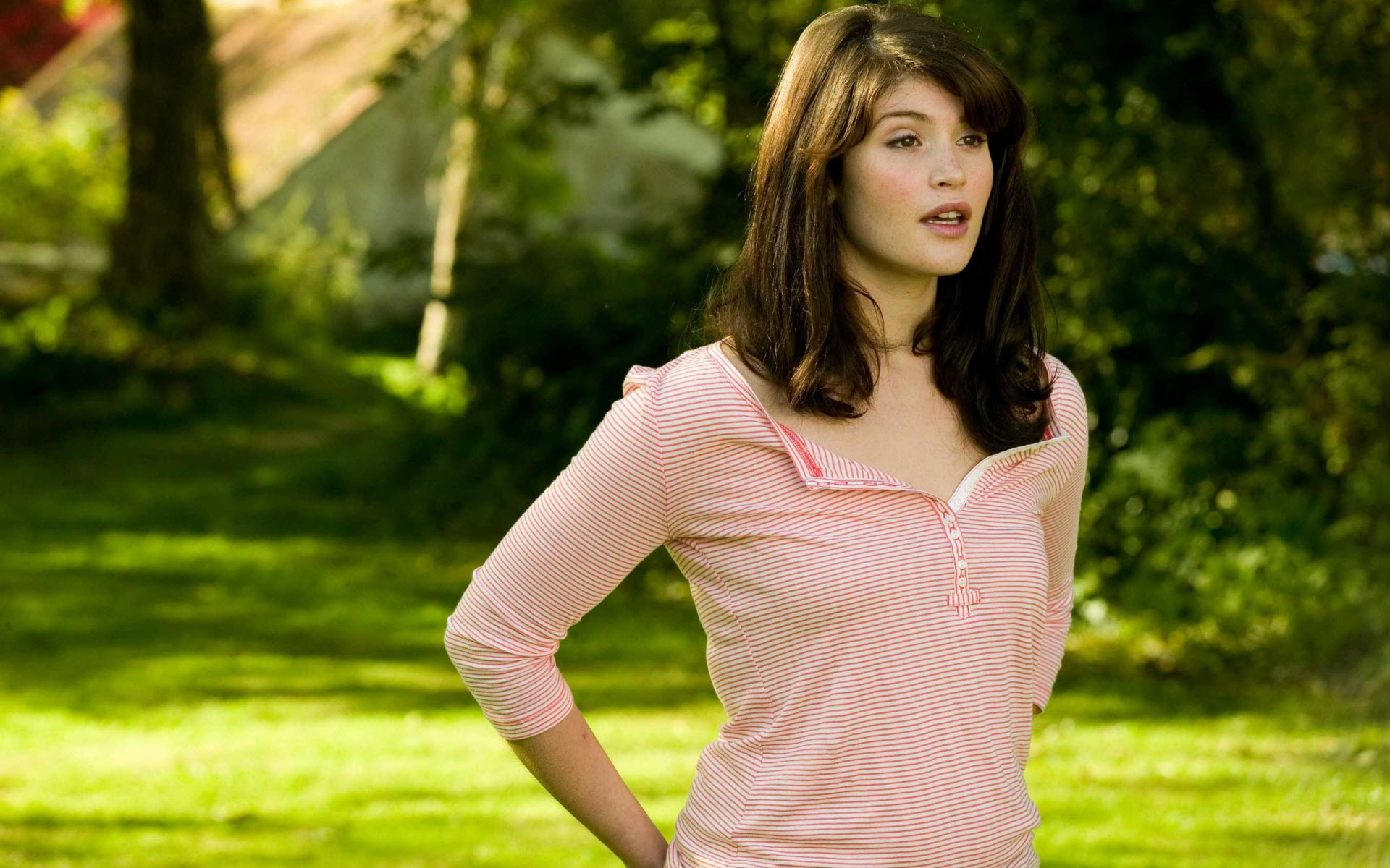 Gemma Arterton: Best known for appearing in 'St Trinian's', 'Prince of Persia: The Sands of Time'. 1920x1200 HD Background.