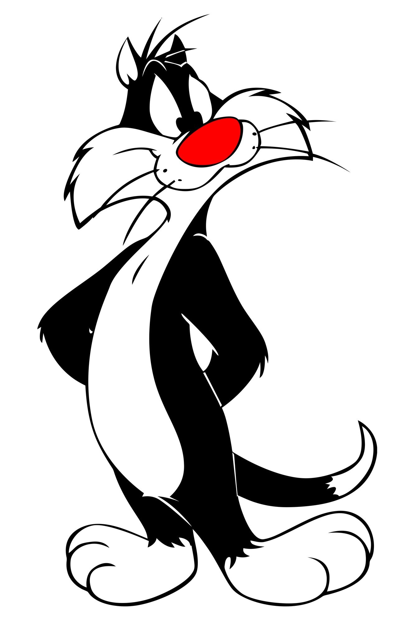 Black cat names, Looney Tunes characters, Cartoon, Classic, 1290x2000 HD Phone