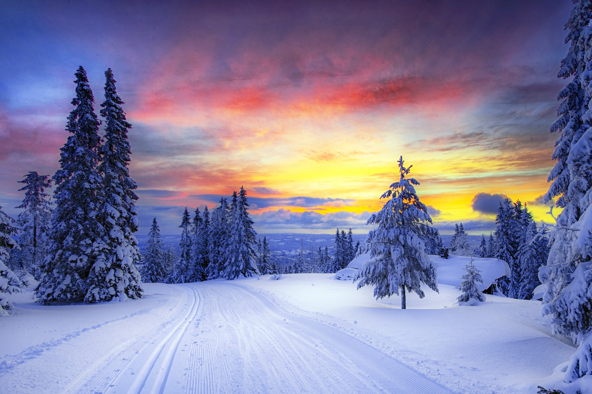 Snow, Downloadable snow wallpapers, Winter landscape beauty, WallpaperManiac collection, 2050x1370 HD Desktop